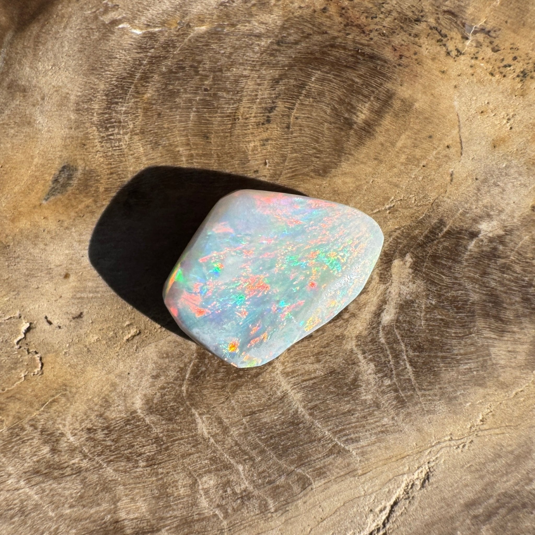 1.1ct Hand - cut Solid Lightning Ridge Opal