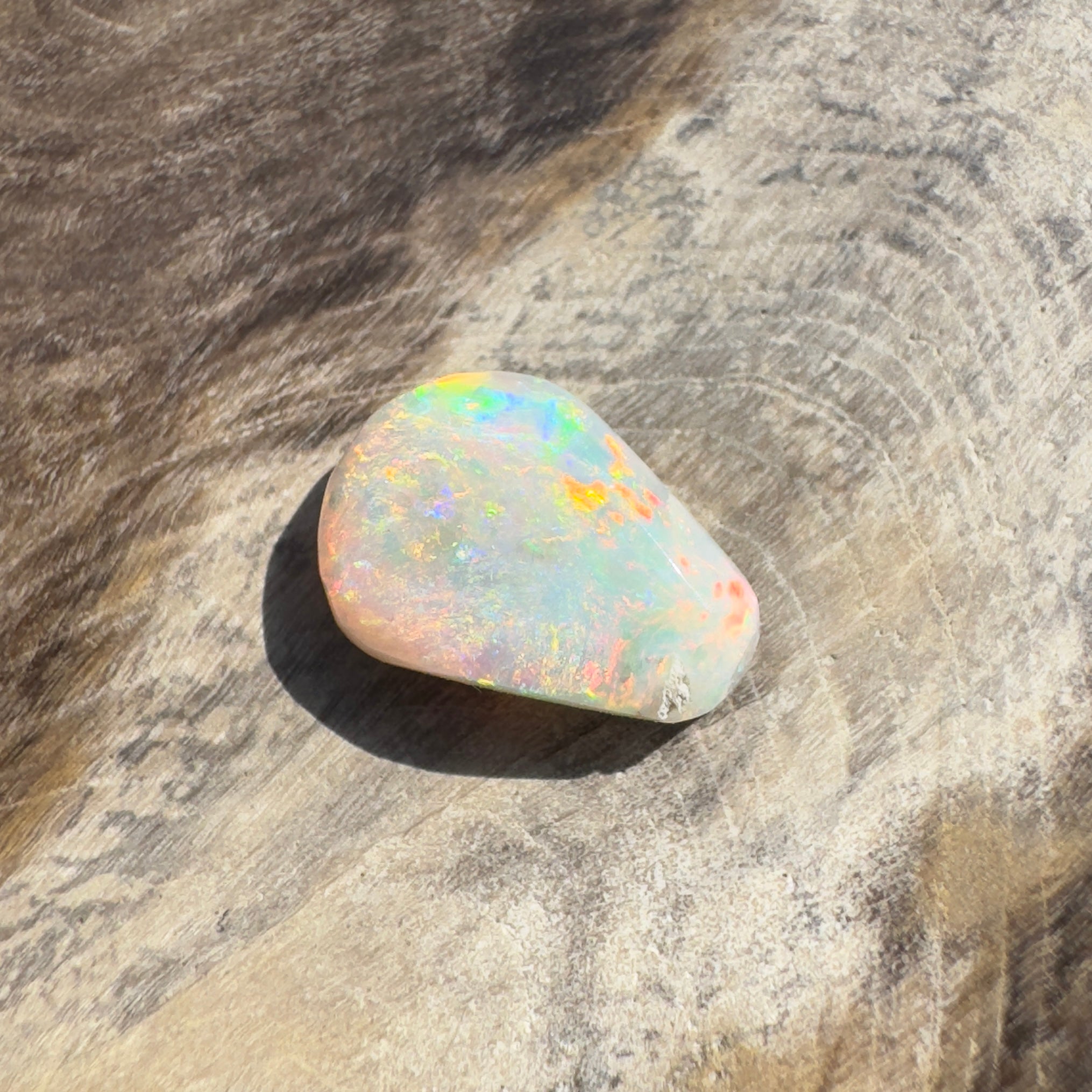 1.1ct Hand - cut Solid Lightning Ridge Opal