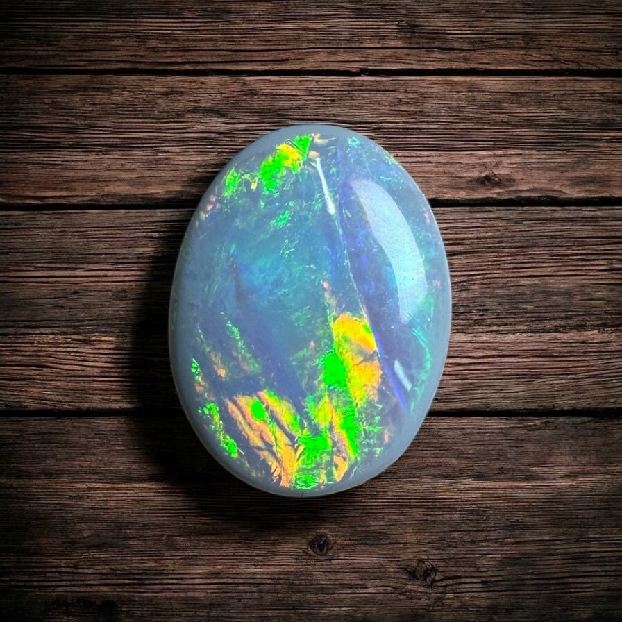1.1ct Hand - cut Solid Lightning Ridge Opal