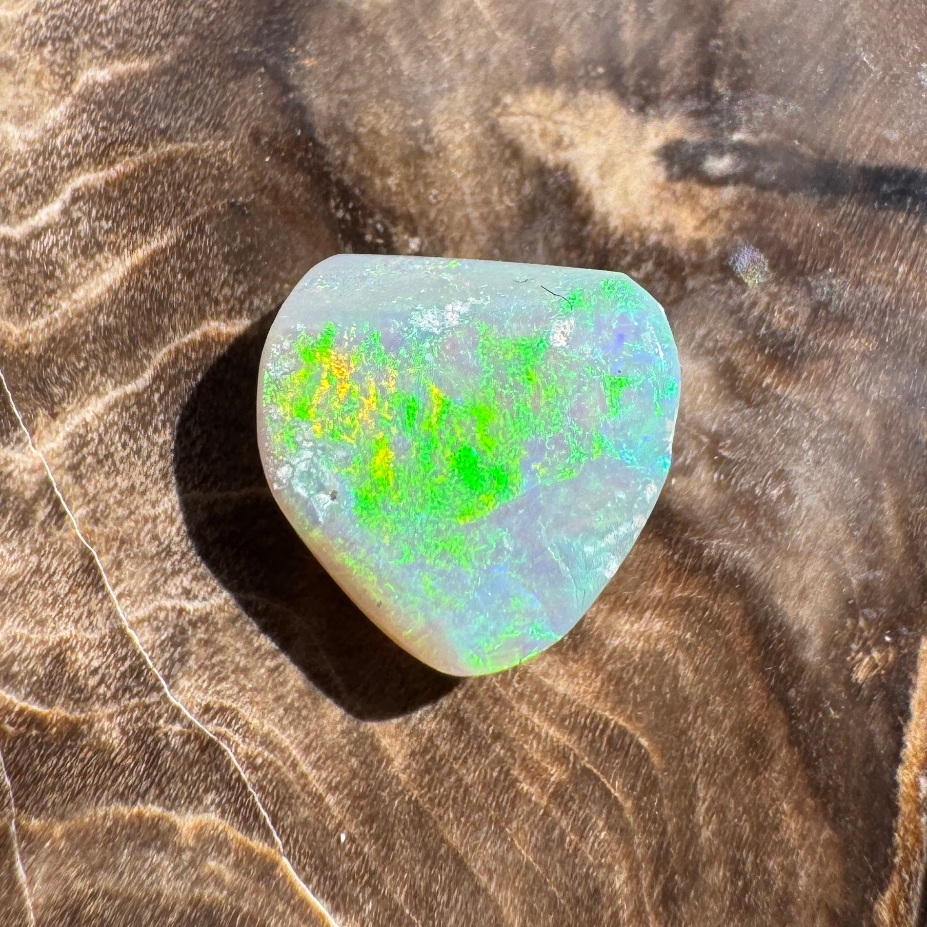 1.1ct Lightning Ridge Freeform Opal | Solid Australian Opal | Hand-Cut