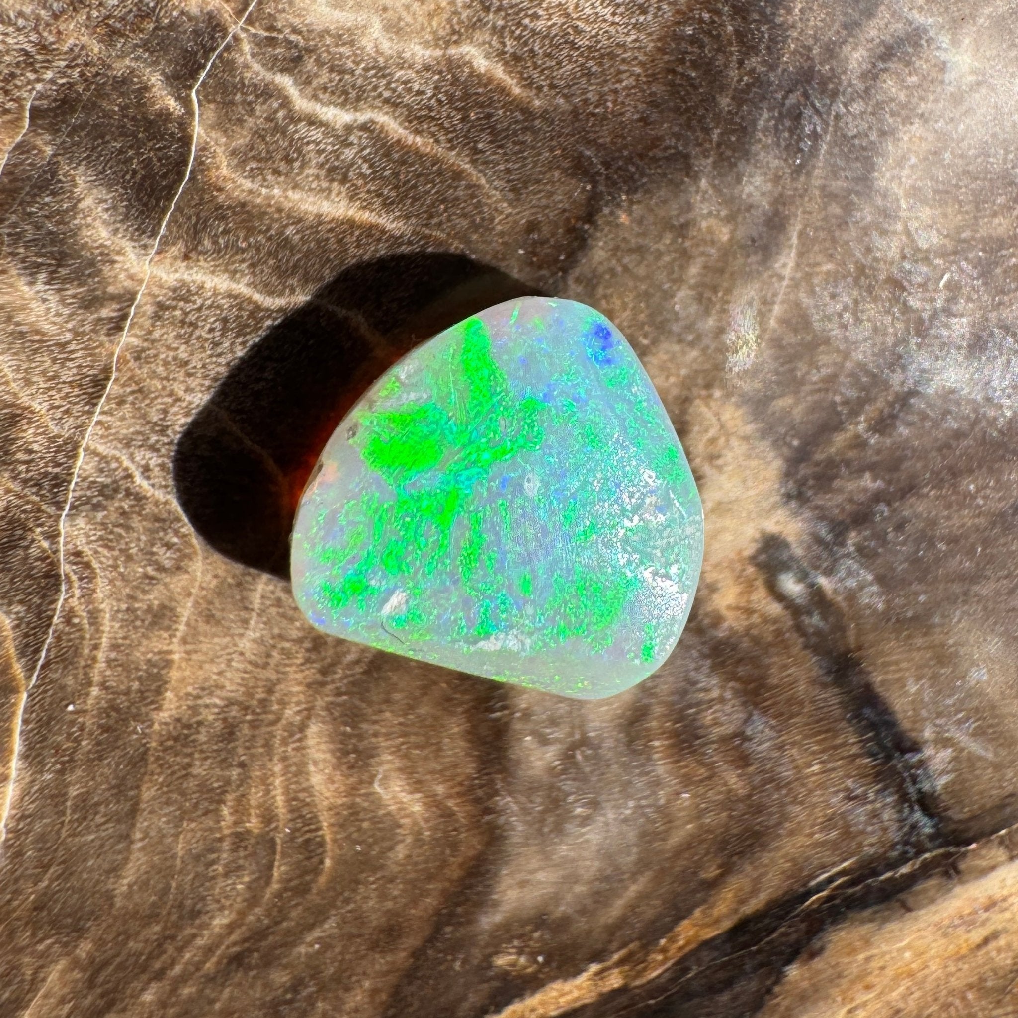 1.1ct Lightning Ridge Freeform Opal | Solid Australian Opal | Hand-Cut