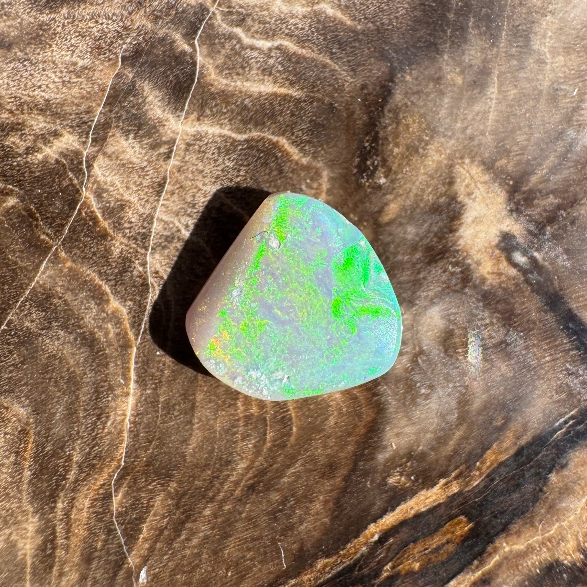 1.1ct Lightning Ridge Freeform Opal | Solid Australian Opal | Hand-Cut