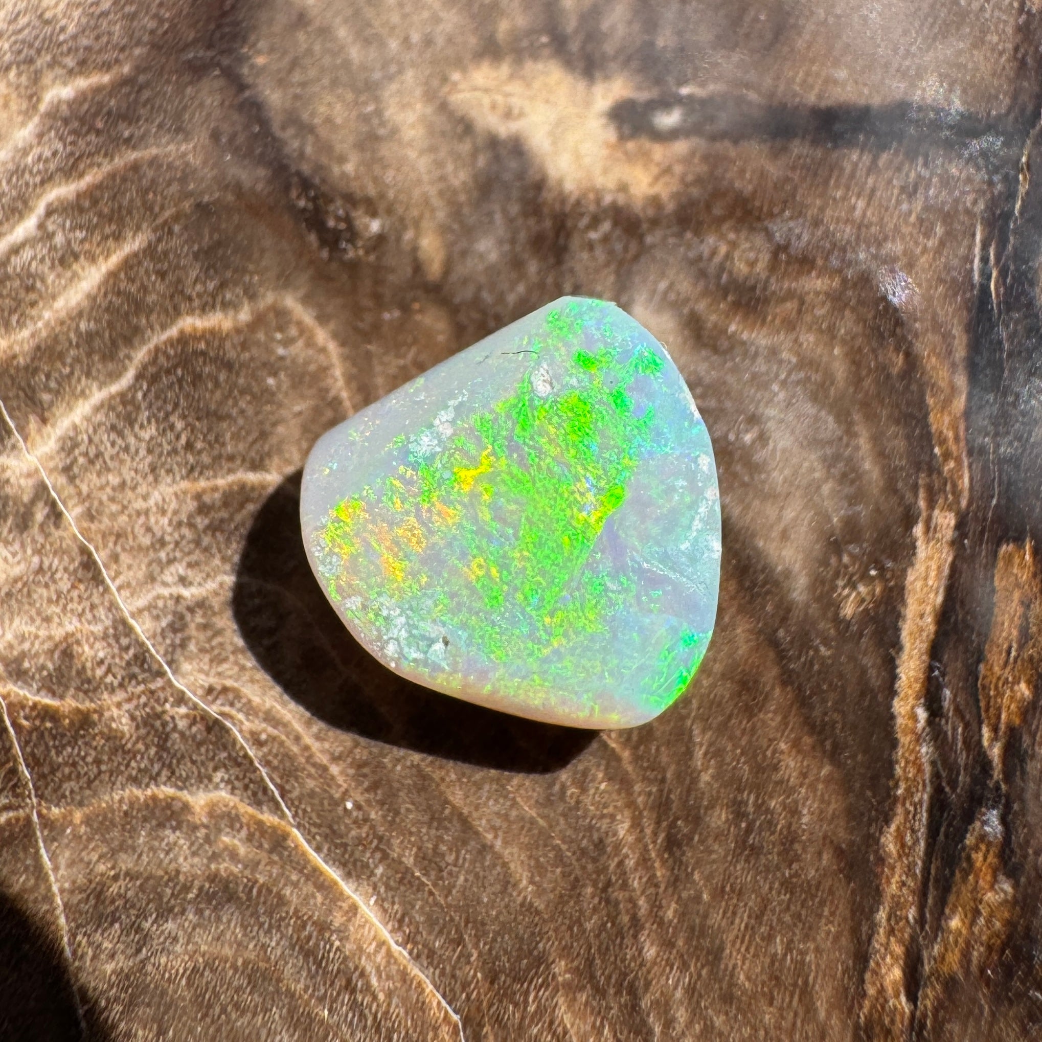 1.1ct Lightning Ridge Freeform Opal | Solid Australian Opal | Hand-Cut