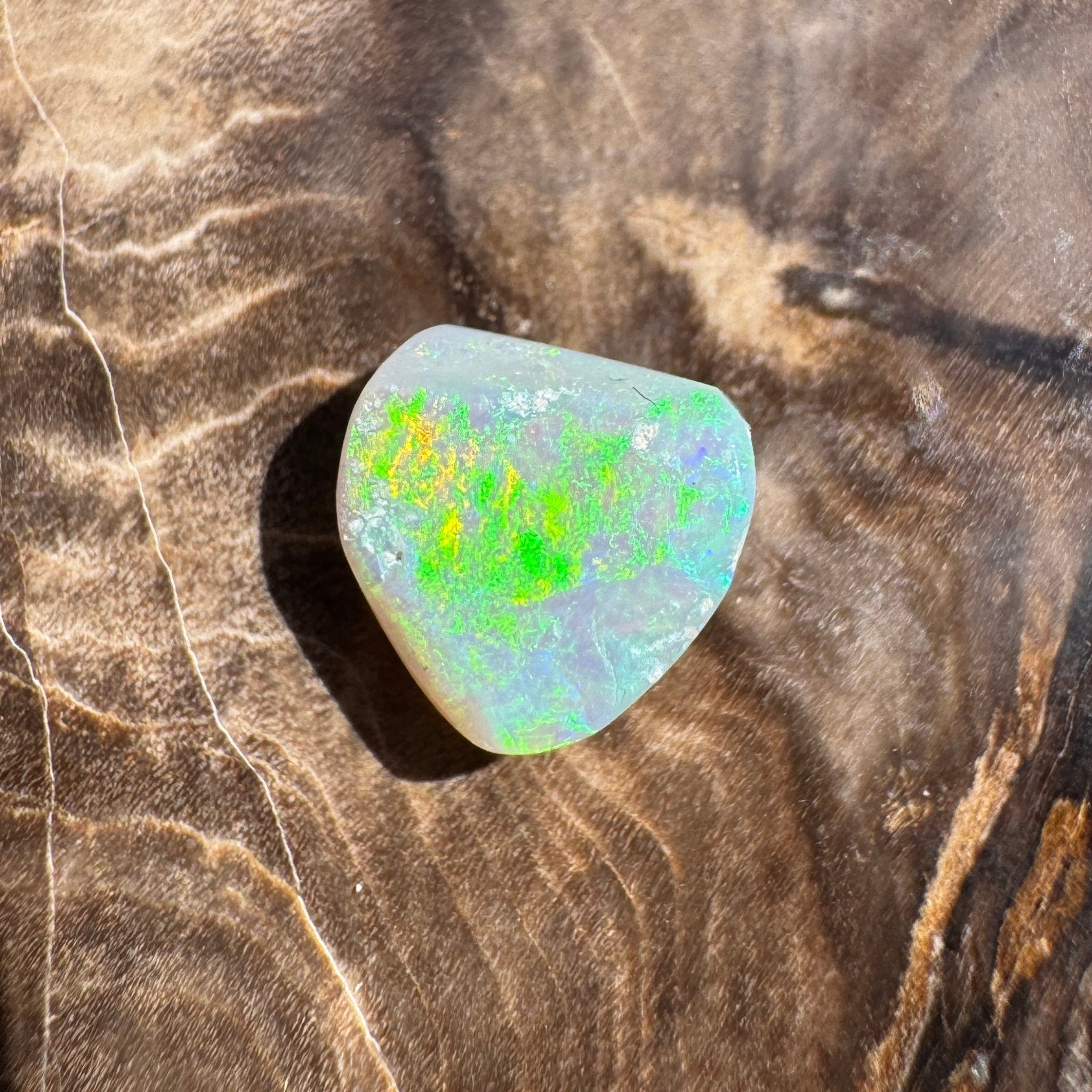 1.1ct Lightning Ridge Freeform Opal | Solid Australian Opal | Hand-Cut