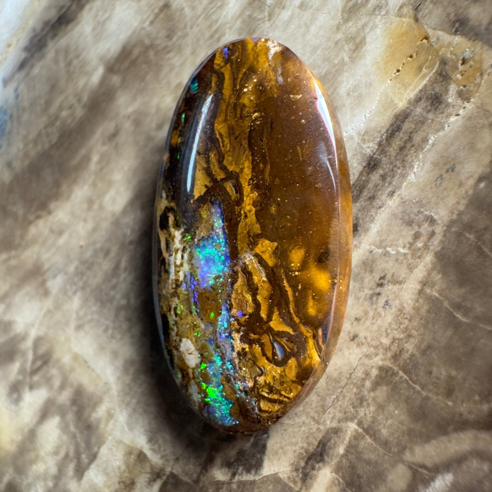 12.1ct Solid Queensland Boulder Opal 23x12x5