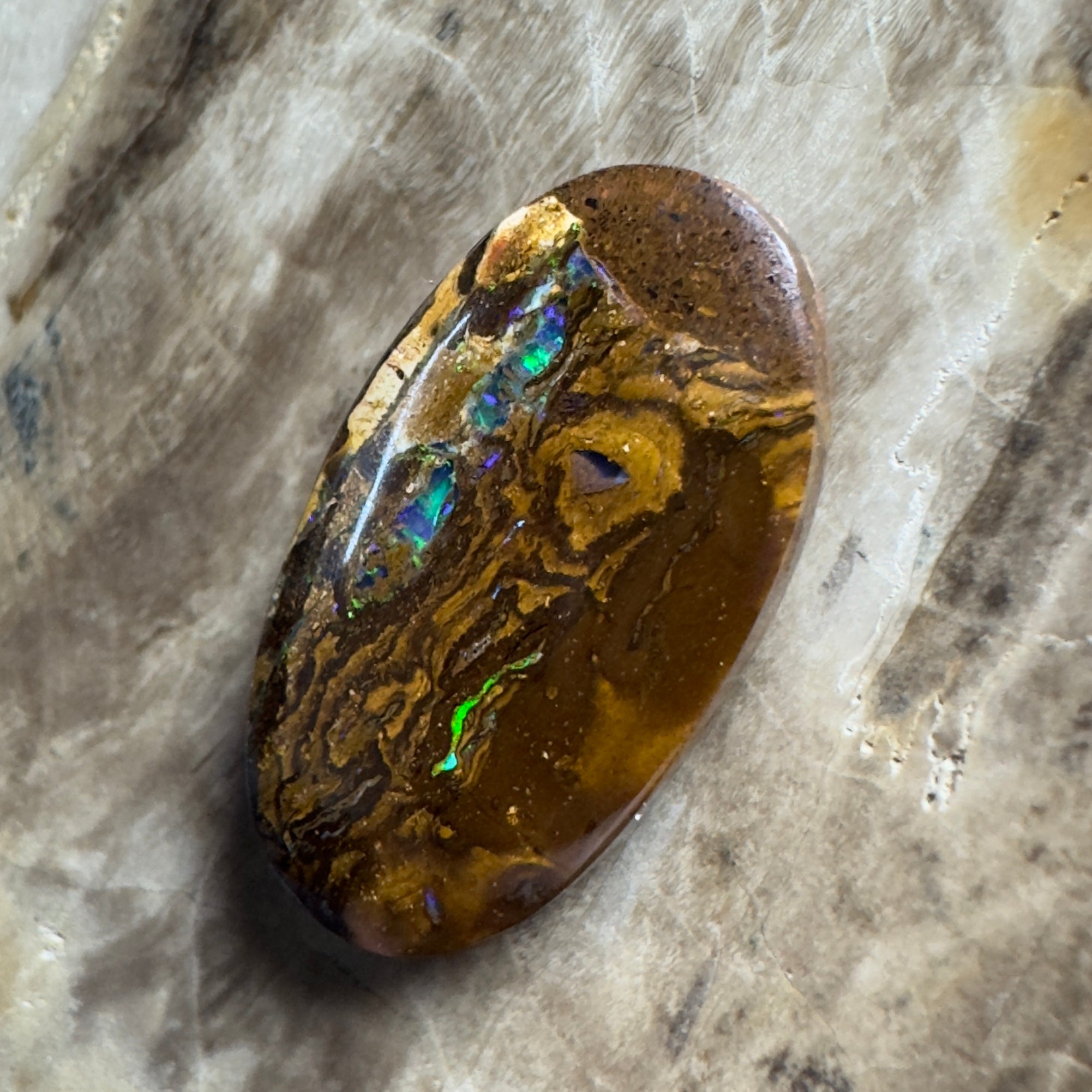 12.1ct Solid Queensland Boulder Opal 23x12x5