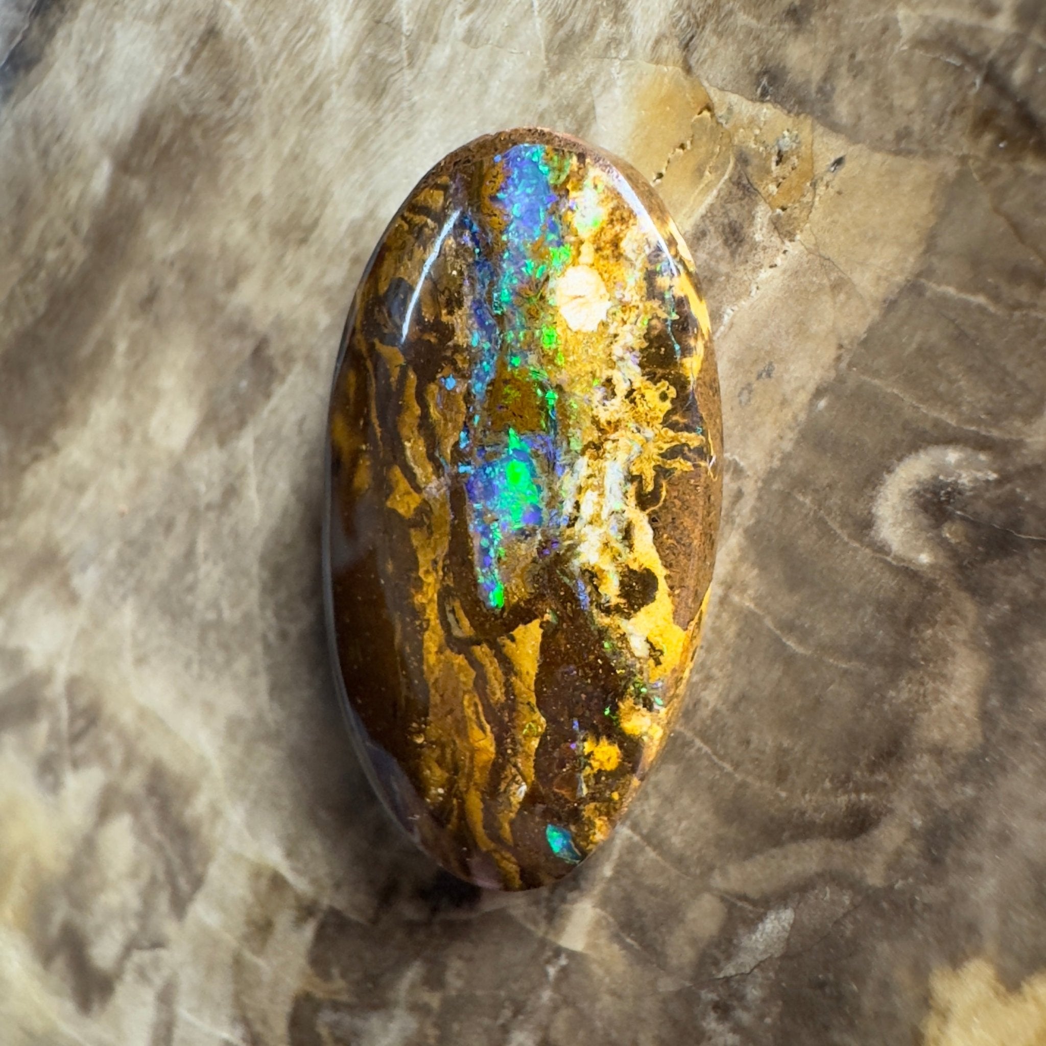 12.1ct Solid Queensland Boulder Opal 23x12x5
