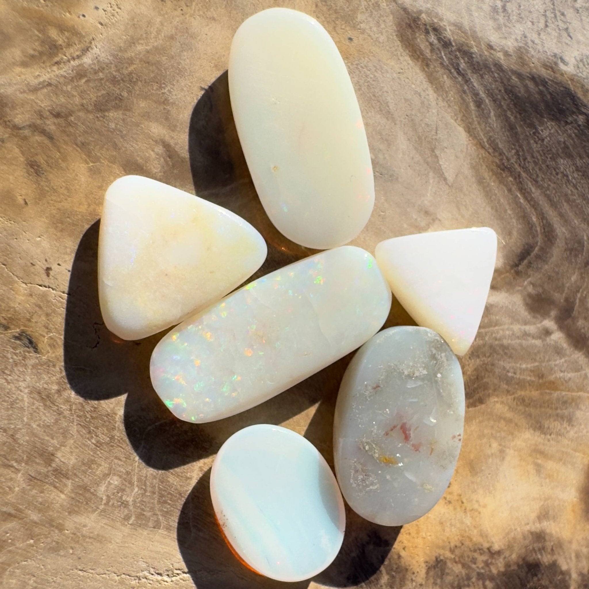 12.7ct Hand - cut Solid Coober Pedy Opal (2657 - 2667)