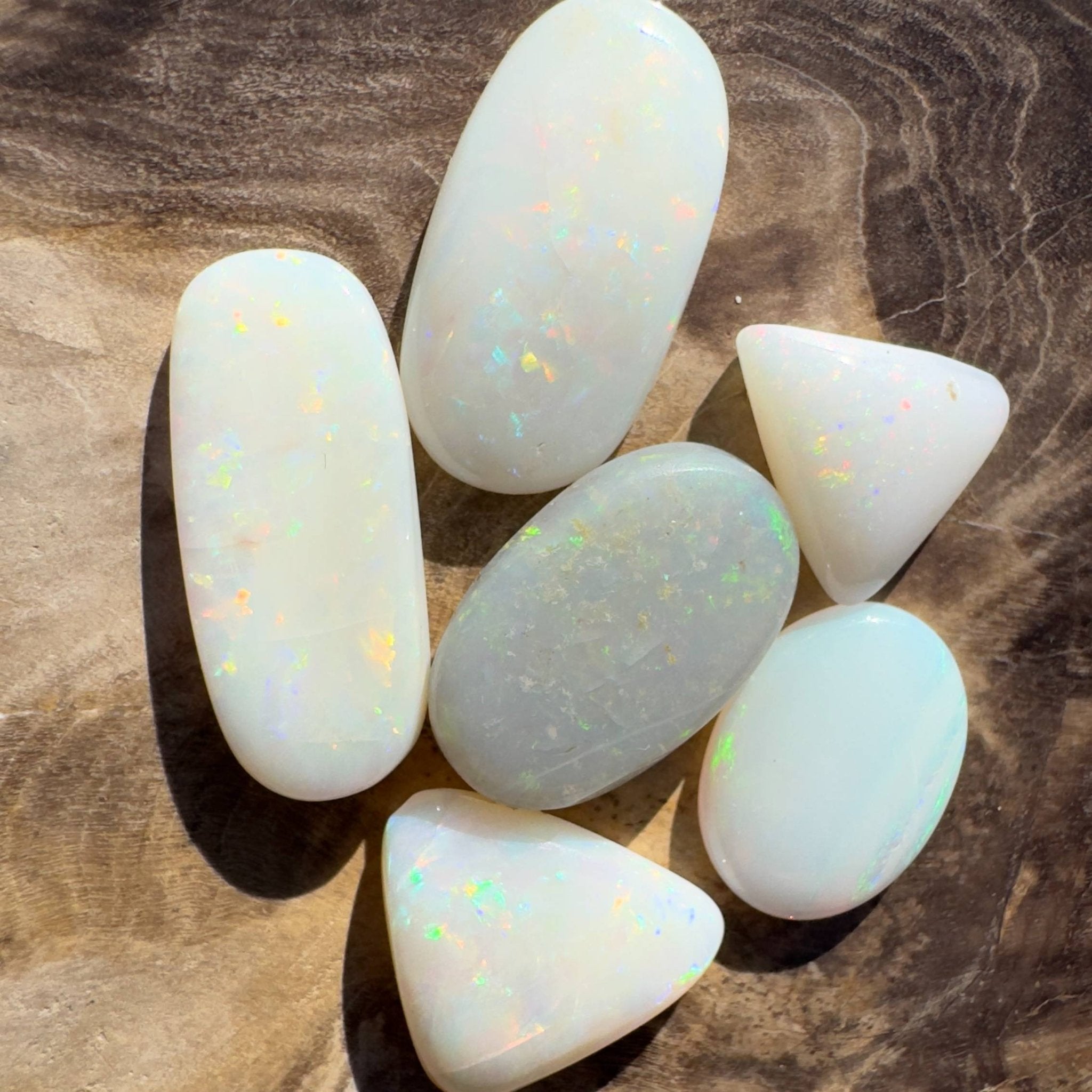 12.7ct Hand - cut Solid Coober Pedy Opal (2657 - 2667)