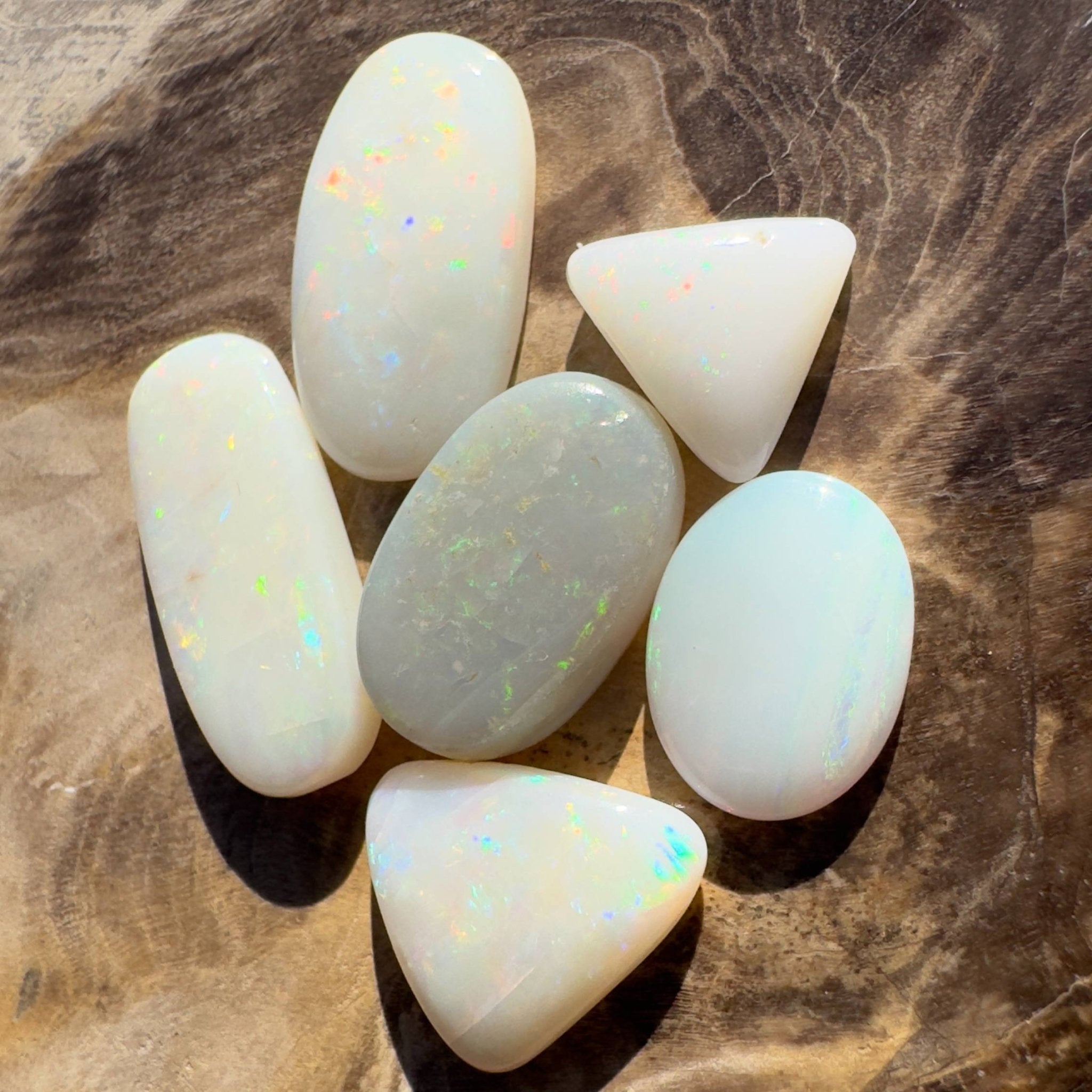 12.7ct Hand - cut Solid Coober Pedy Opal (2657 - 2667)