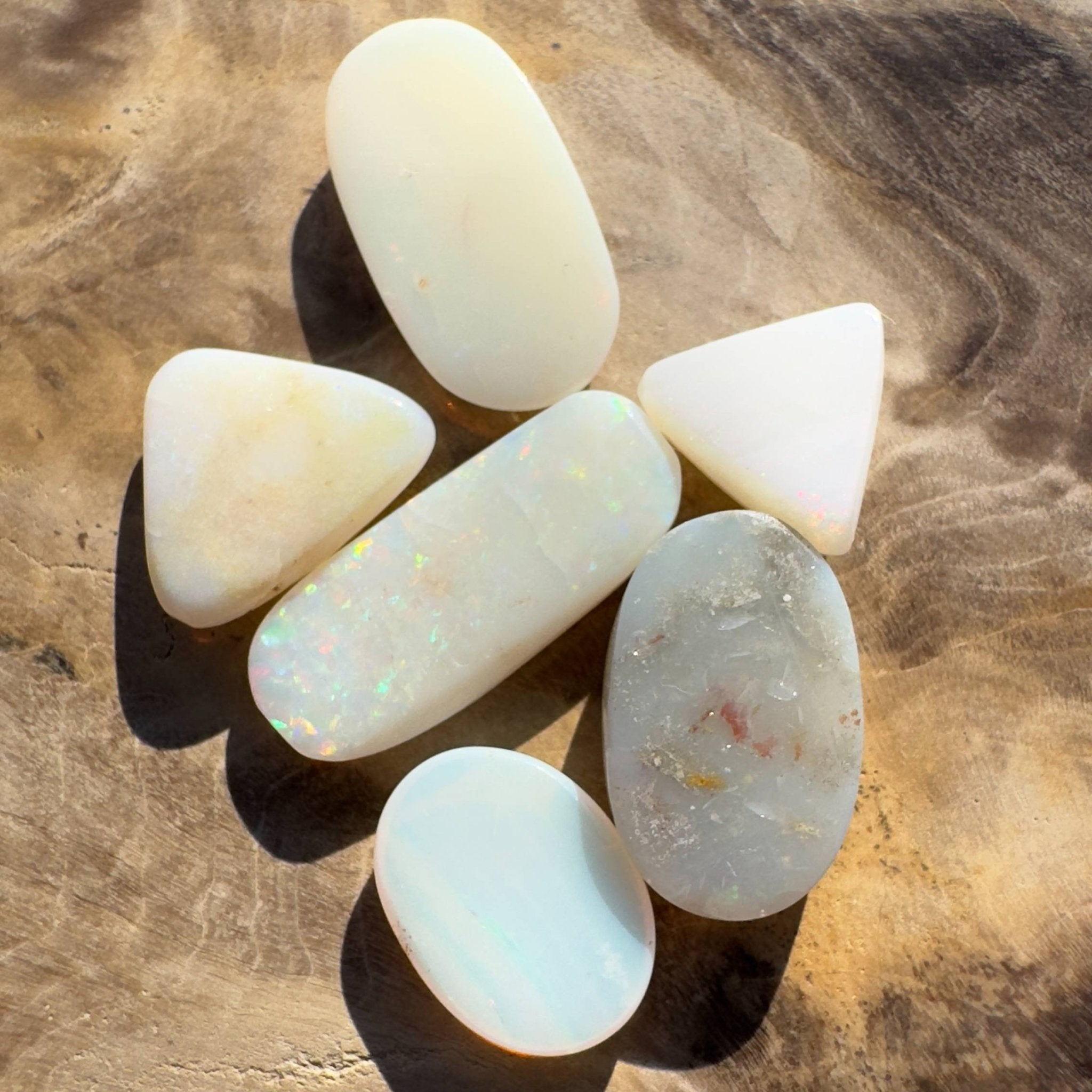 12.7ct Hand - cut Solid Coober Pedy Opal (2657 - 2667)
