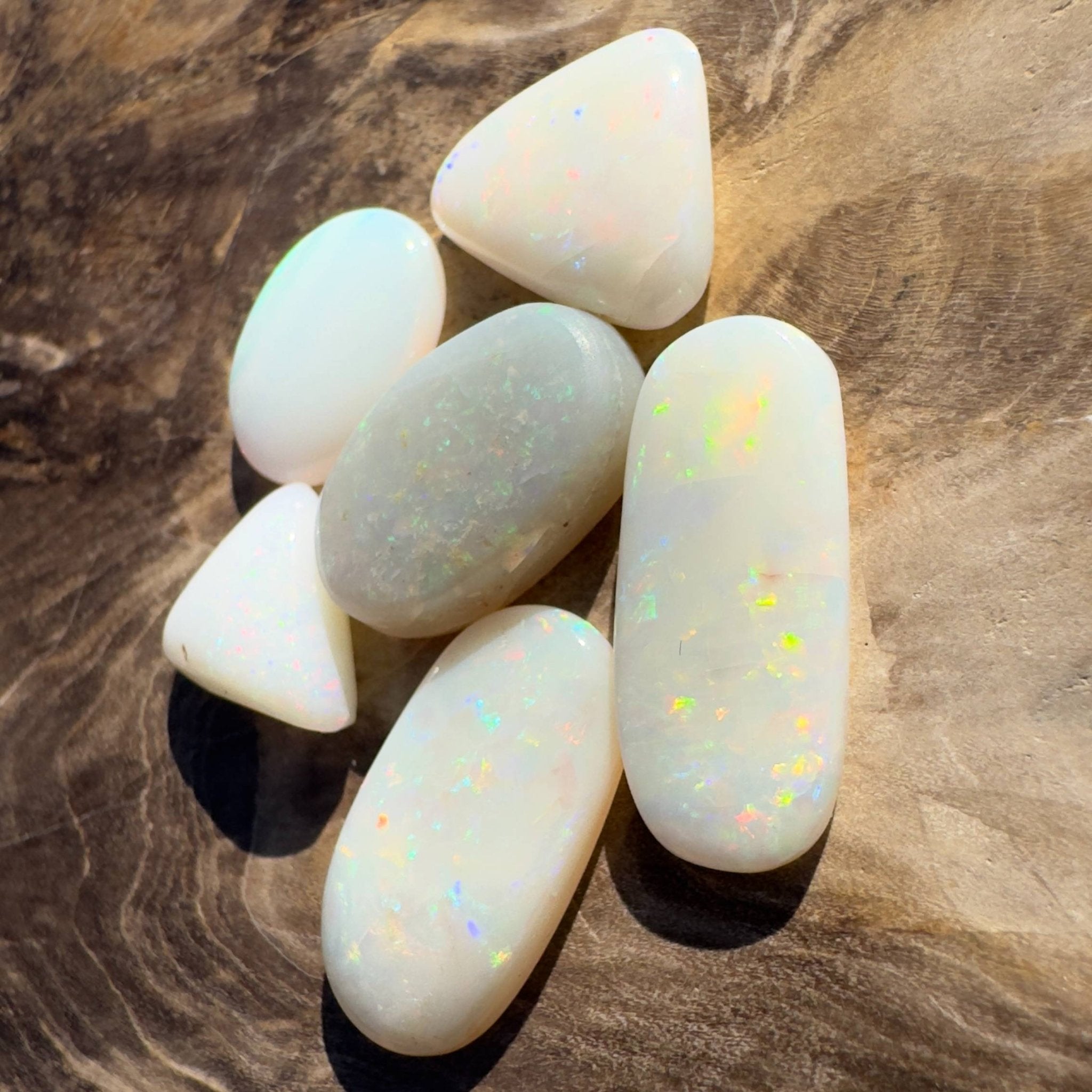 12.7ct Hand - cut Solid Coober Pedy Opal (2657 - 2667)