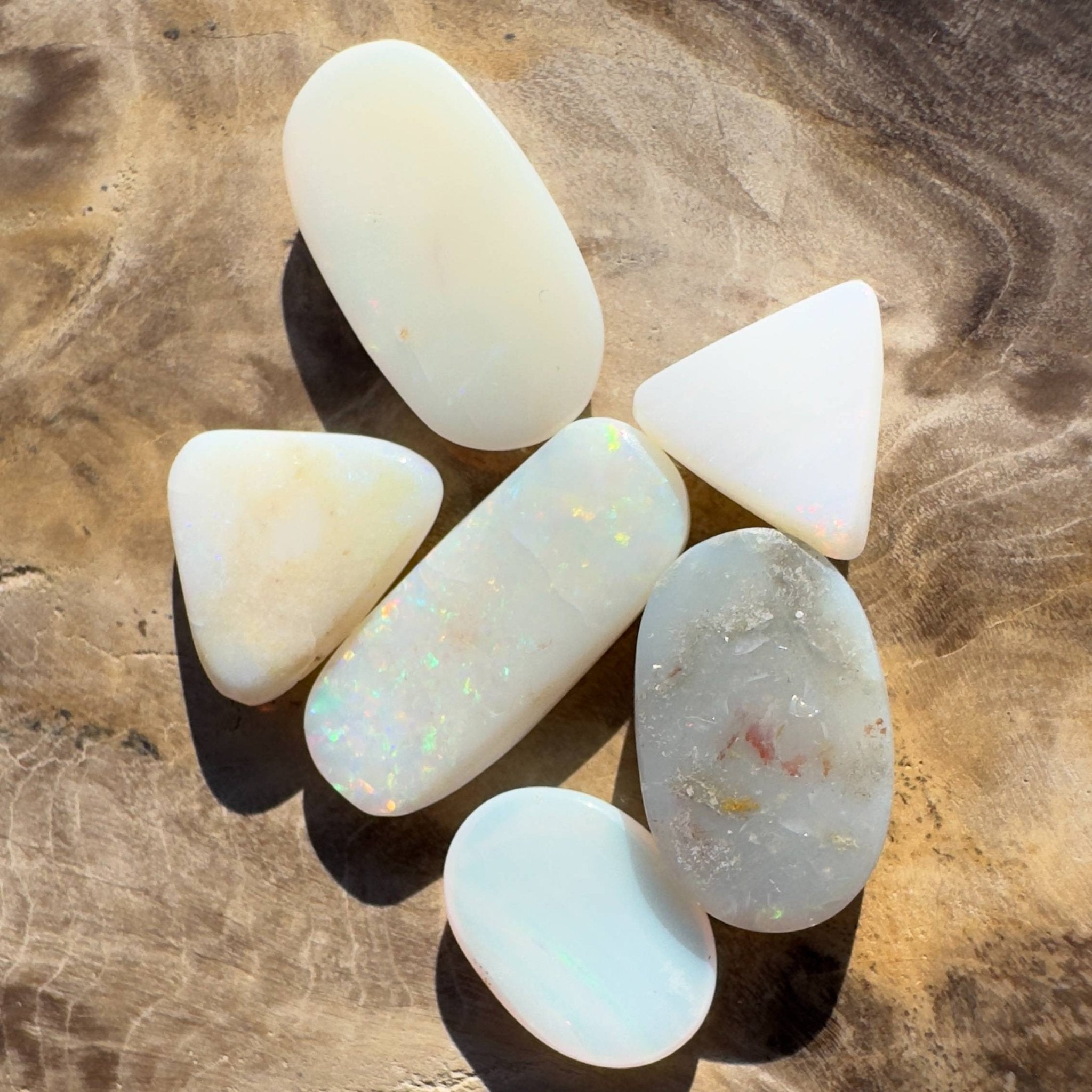 12.7ct Hand - cut Solid Coober Pedy Opal (2657 - 2667)