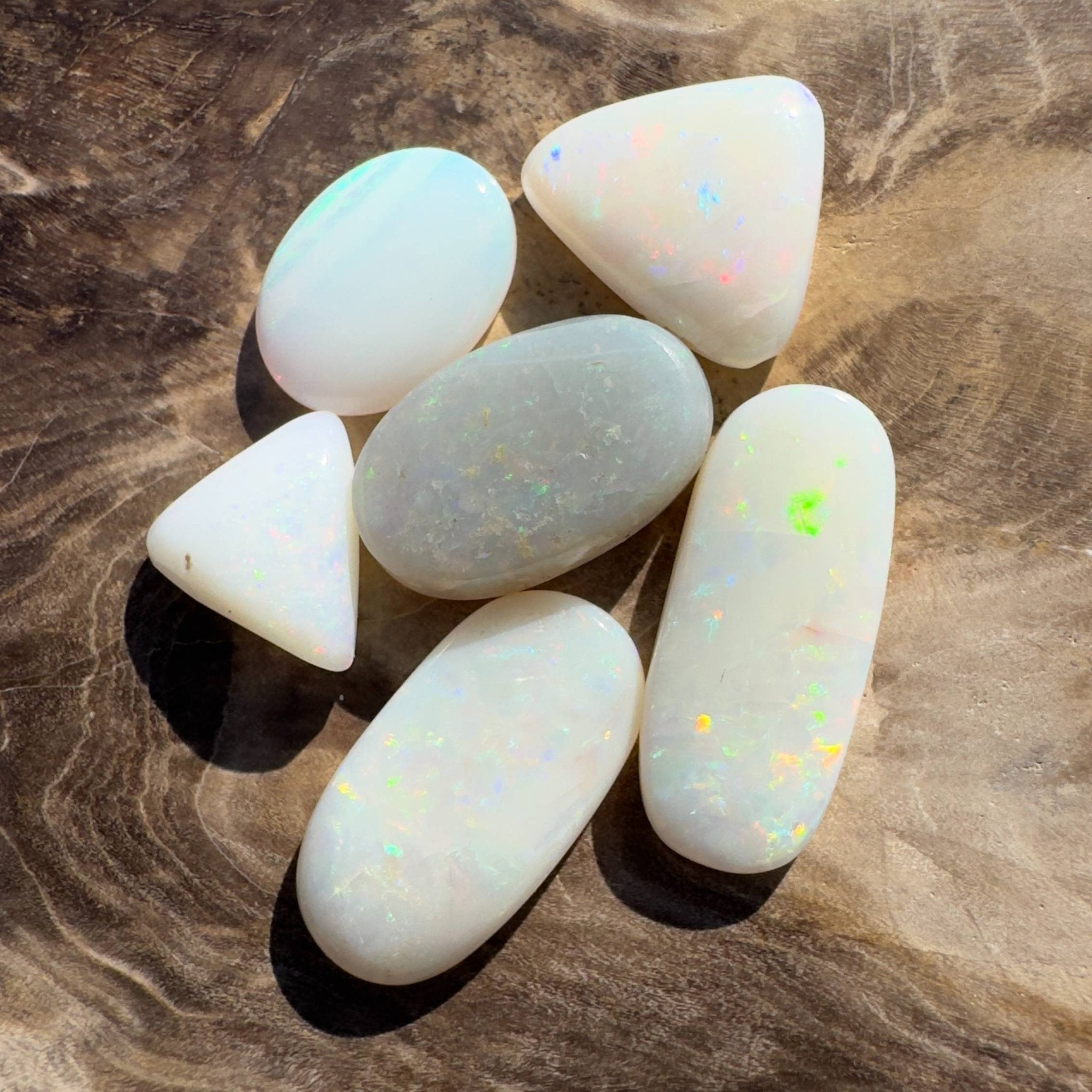 12.7ct Hand - cut Solid Coober Pedy Opal (2657 - 2667)