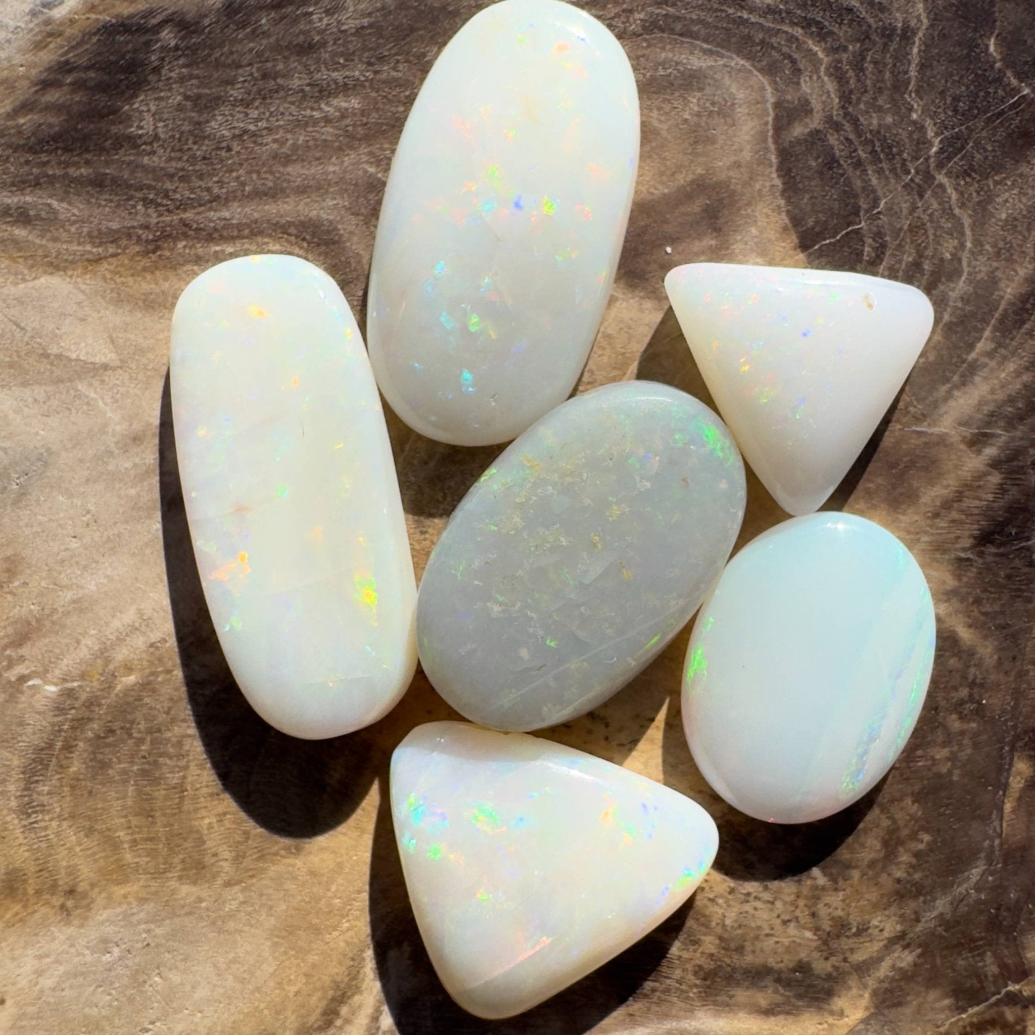 12.7ct Hand - cut Solid Coober Pedy Opal (2657 - 2667)