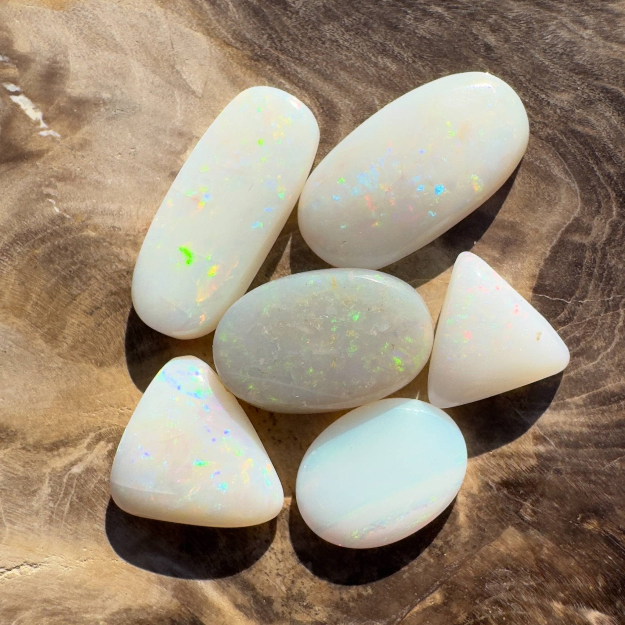 12.7ct Hand - cut Solid Coober Pedy Opal (2657 - 2667)