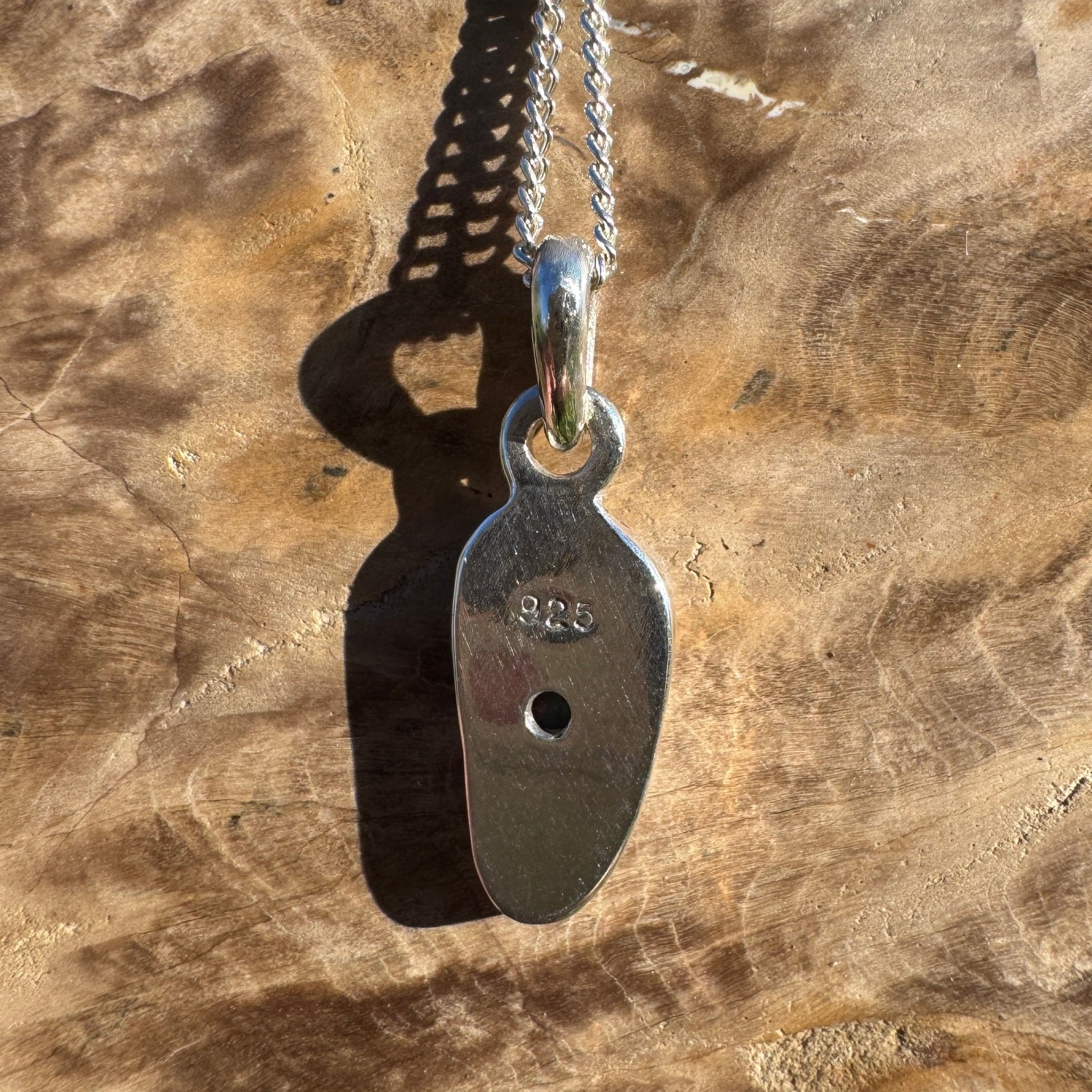 1.2ct Lightning Ridge Opal Pendant Necklace ~ 'Parachilna Pass' | 925 Sterling Silver | Solid Australian Opal