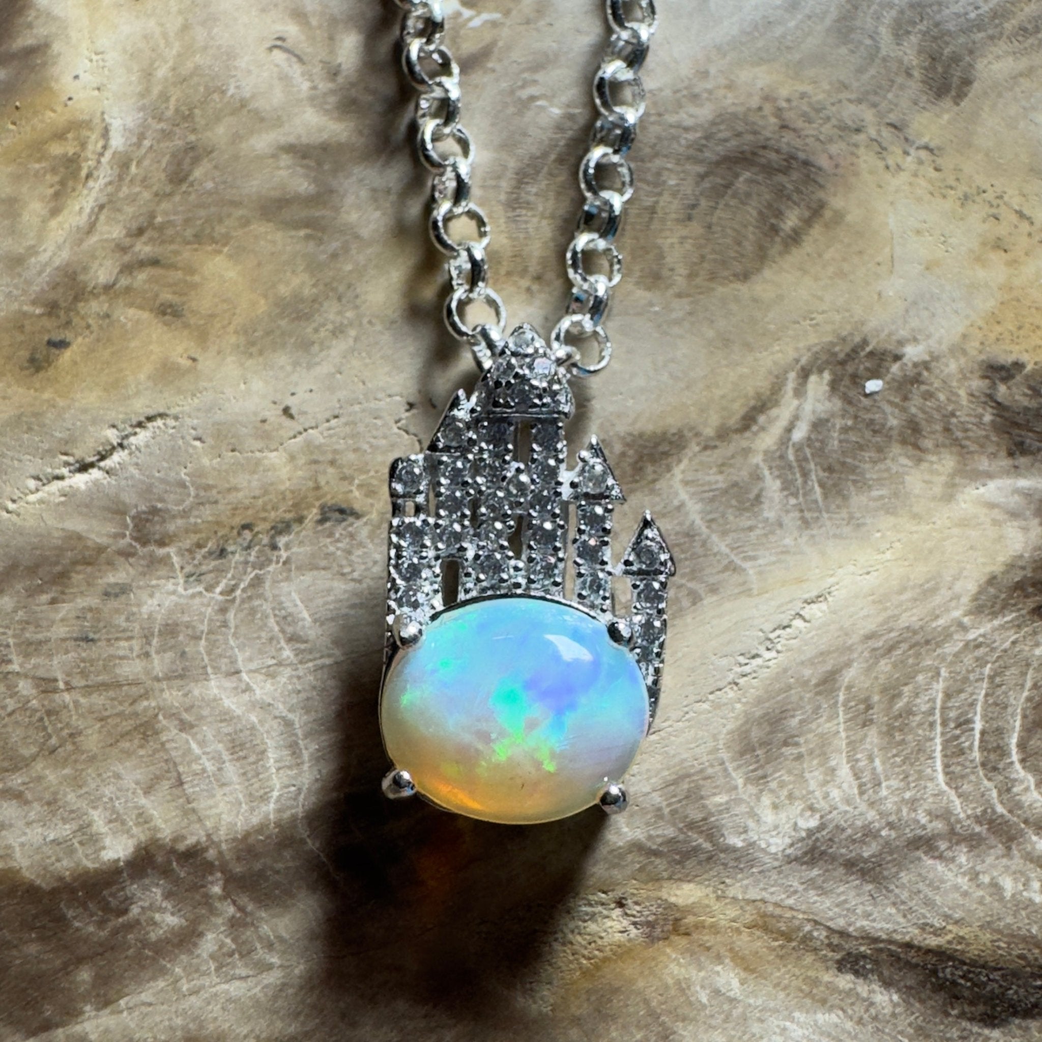 1.2ct Lightning Ridge Opal Pendant Necklace ~ 'The Umina Beach Beauty' | 925 Sterling Silver | Solid Australian Opal