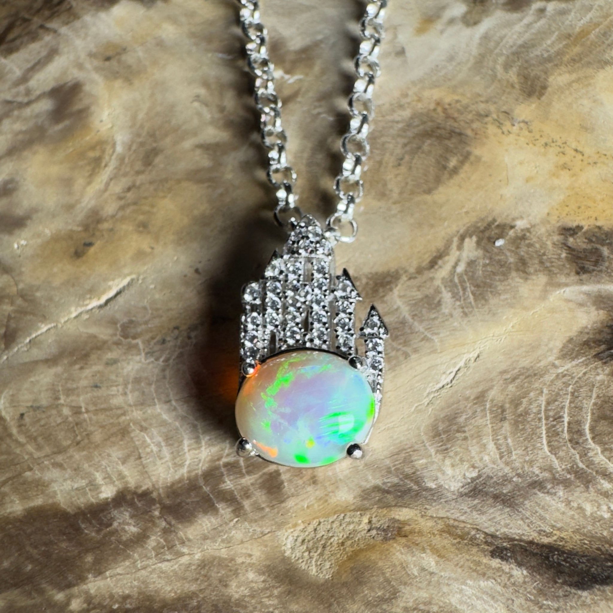 1.2ct Lightning Ridge Opal Pendant Necklace ~ 'The Umina Beach Beauty' | 925 Sterling Silver | Solid Australian Opal