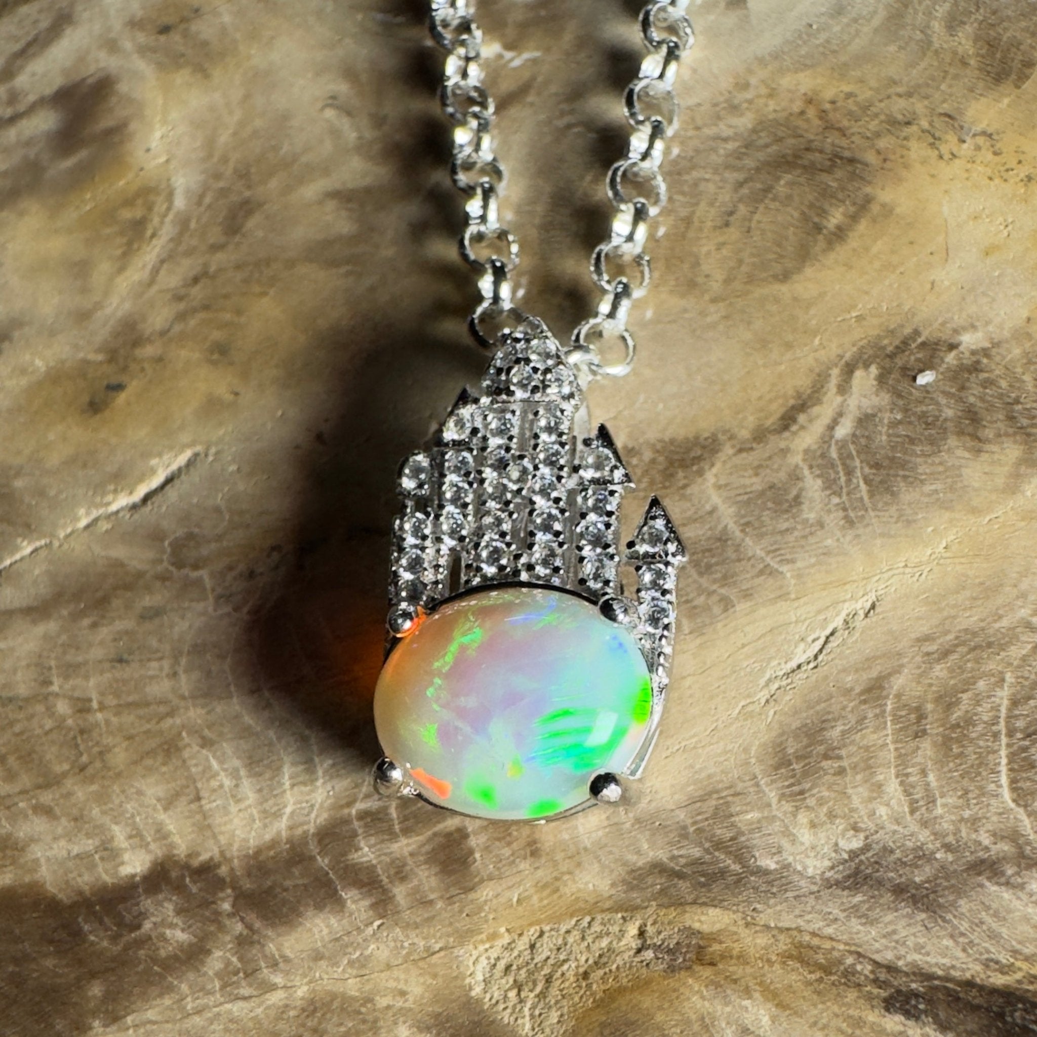 1.2ct Lightning Ridge Opal Pendant Necklace ~ 'The Umina Beach Beauty' | 925 Sterling Silver | Solid Australian Opal
