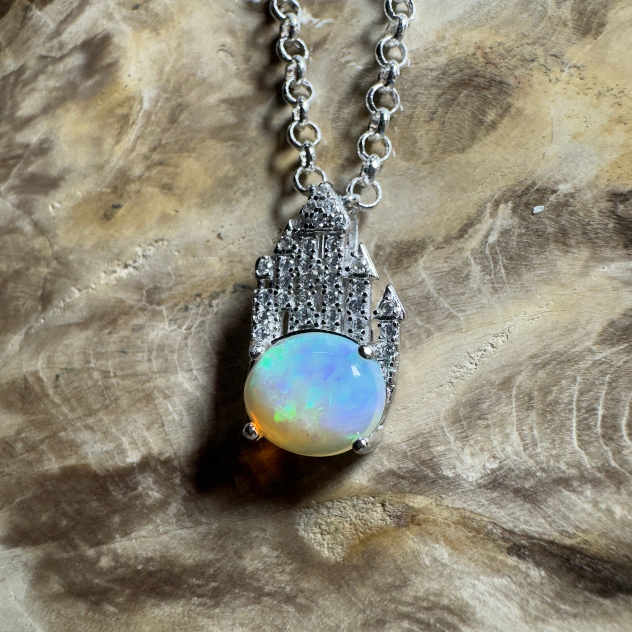 1.2ct Lightning Ridge Opal Pendant Necklace ~ 'The Umina Beach Beauty' | 925 Sterling Silver | Solid Australian Opal