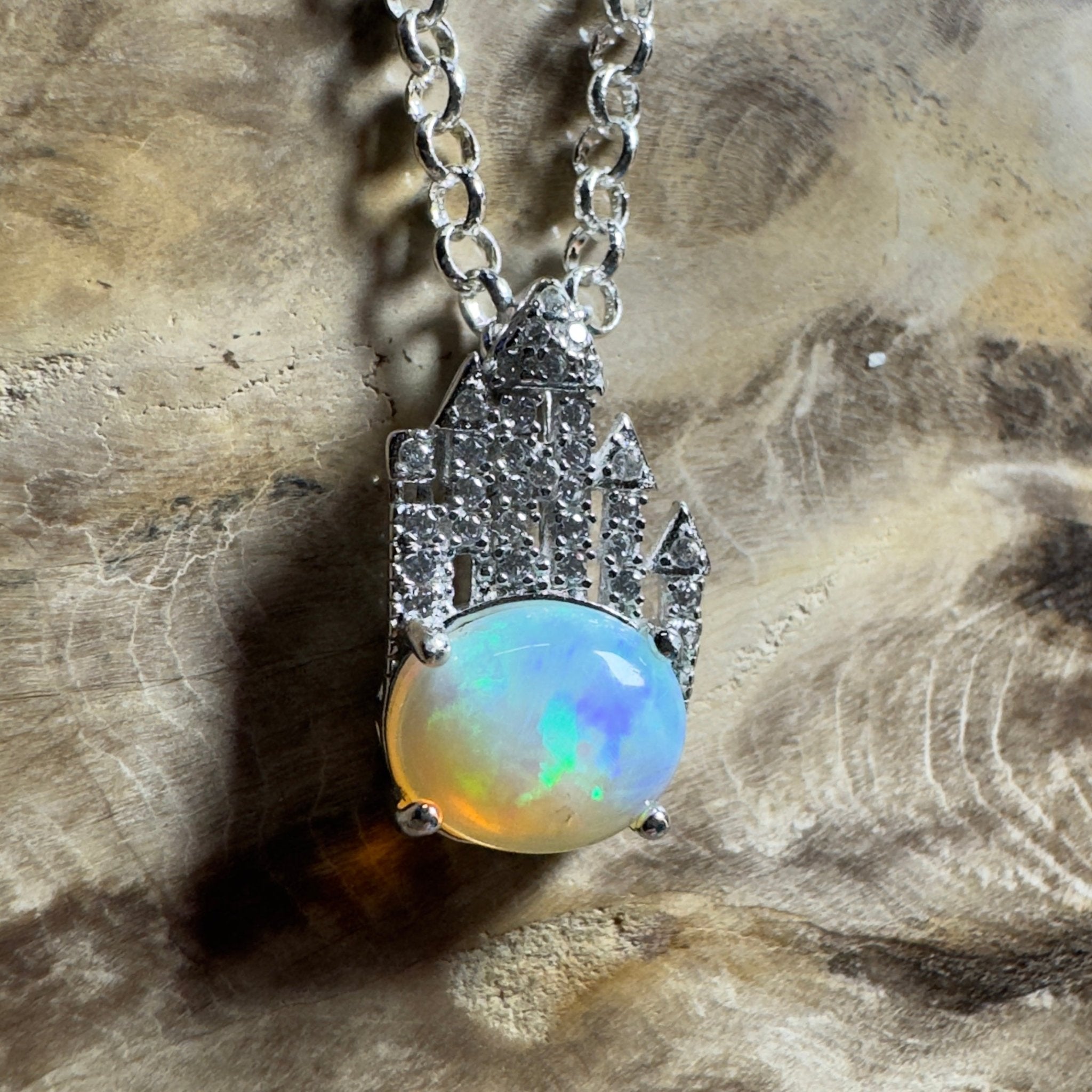 1.2ct Lightning Ridge Opal Pendant Necklace ~ 'The Umina Beach Beauty' | 925 Sterling Silver | Solid Australian Opal