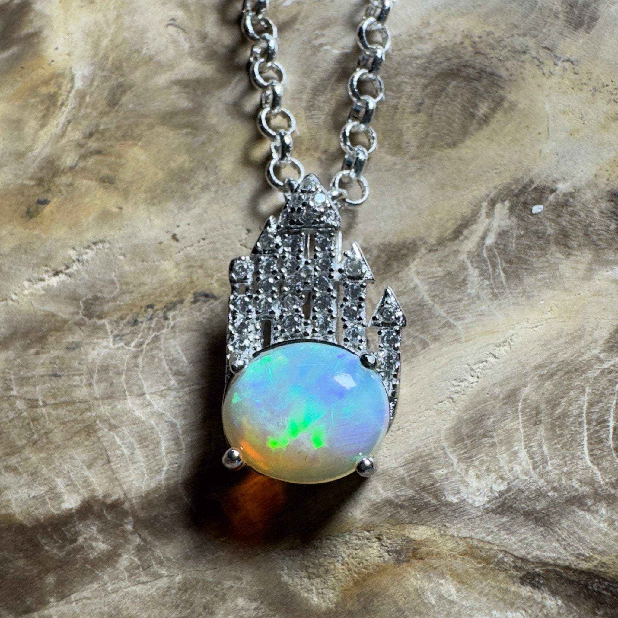 1.2ct Lightning Ridge Opal Pendant Necklace ~ 'The Umina Beach Beauty' | 925 Sterling Silver | Solid Australian Opal