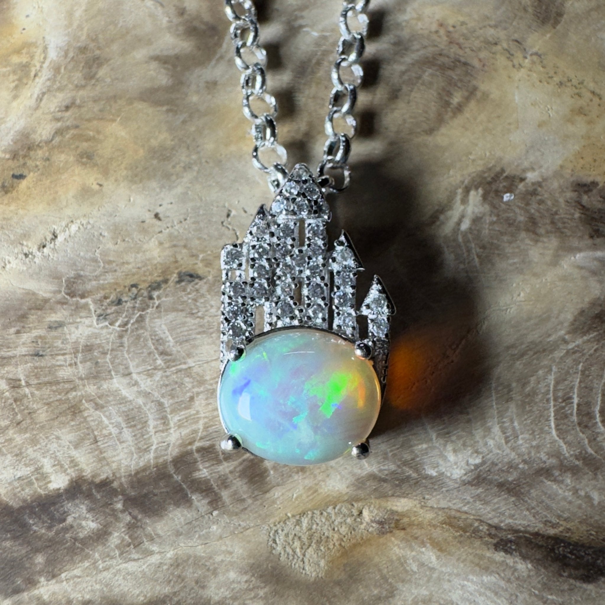 1.2ct Lightning Ridge Opal Pendant Necklace ~ 'The Umina Beach Beauty' | 925 Sterling Silver | Solid Australian Opal