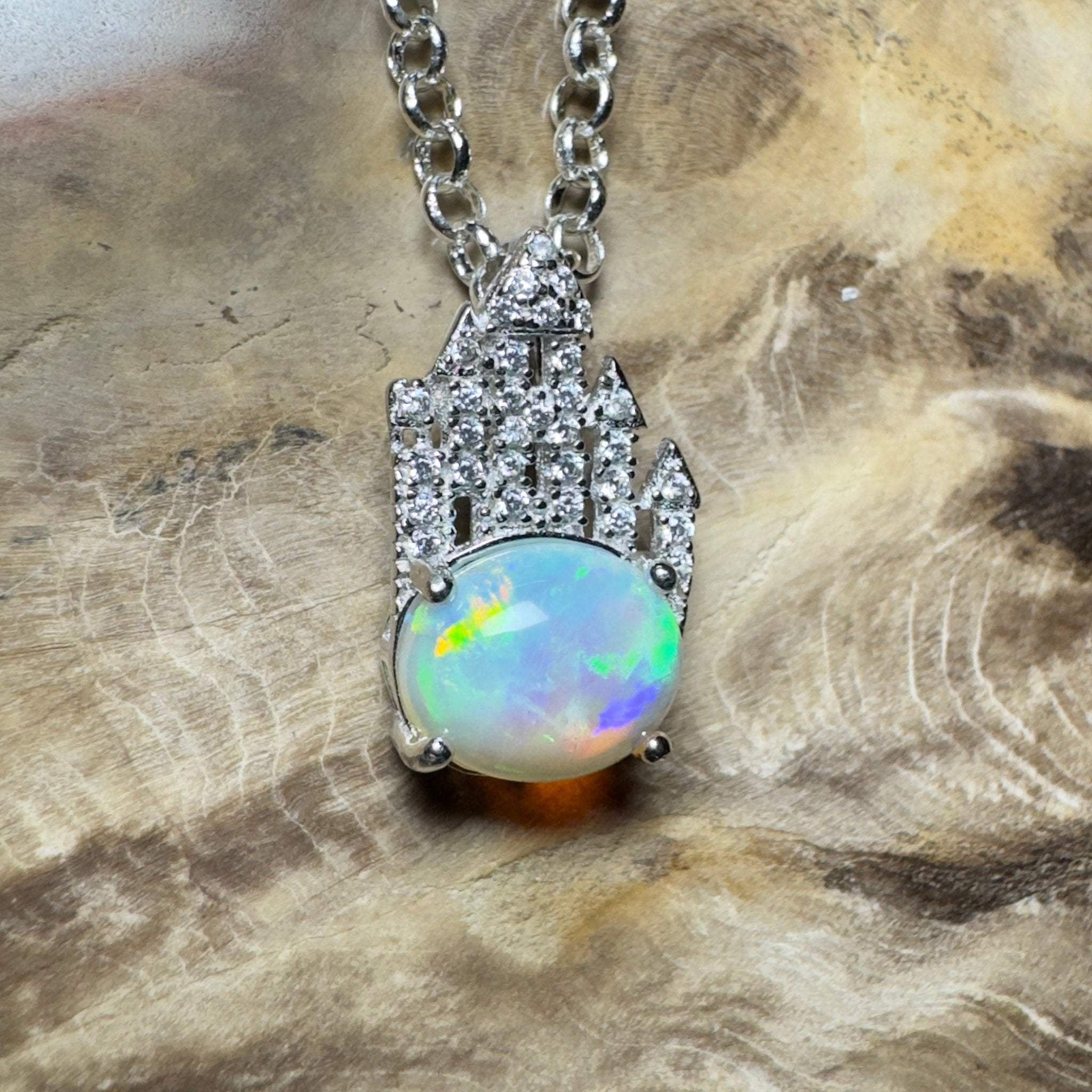 1.2ct Lightning Ridge Opal Pendant Necklace ~ 'The Umina Beach Beauty' | 925 Sterling Silver | Solid Australian Opal