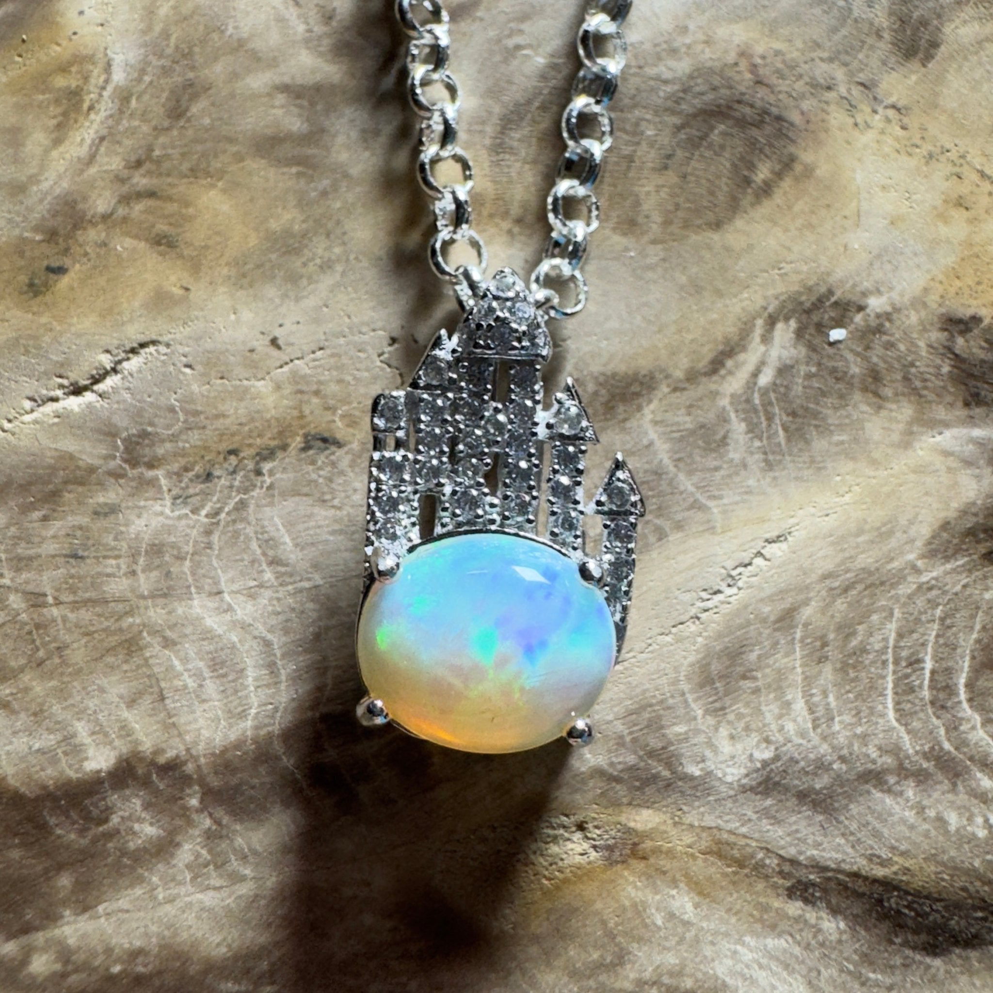 1.2ct Lightning Ridge Opal Pendant Necklace ~ 'The Umina Beach Beauty' | 925 Sterling Silver | Solid Australian Opal