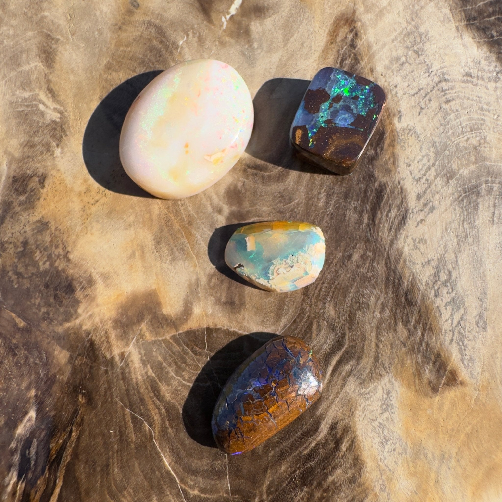 12ct Parcel Queensland Boulder Opal | Solid Australian Opal | Hand-Cut