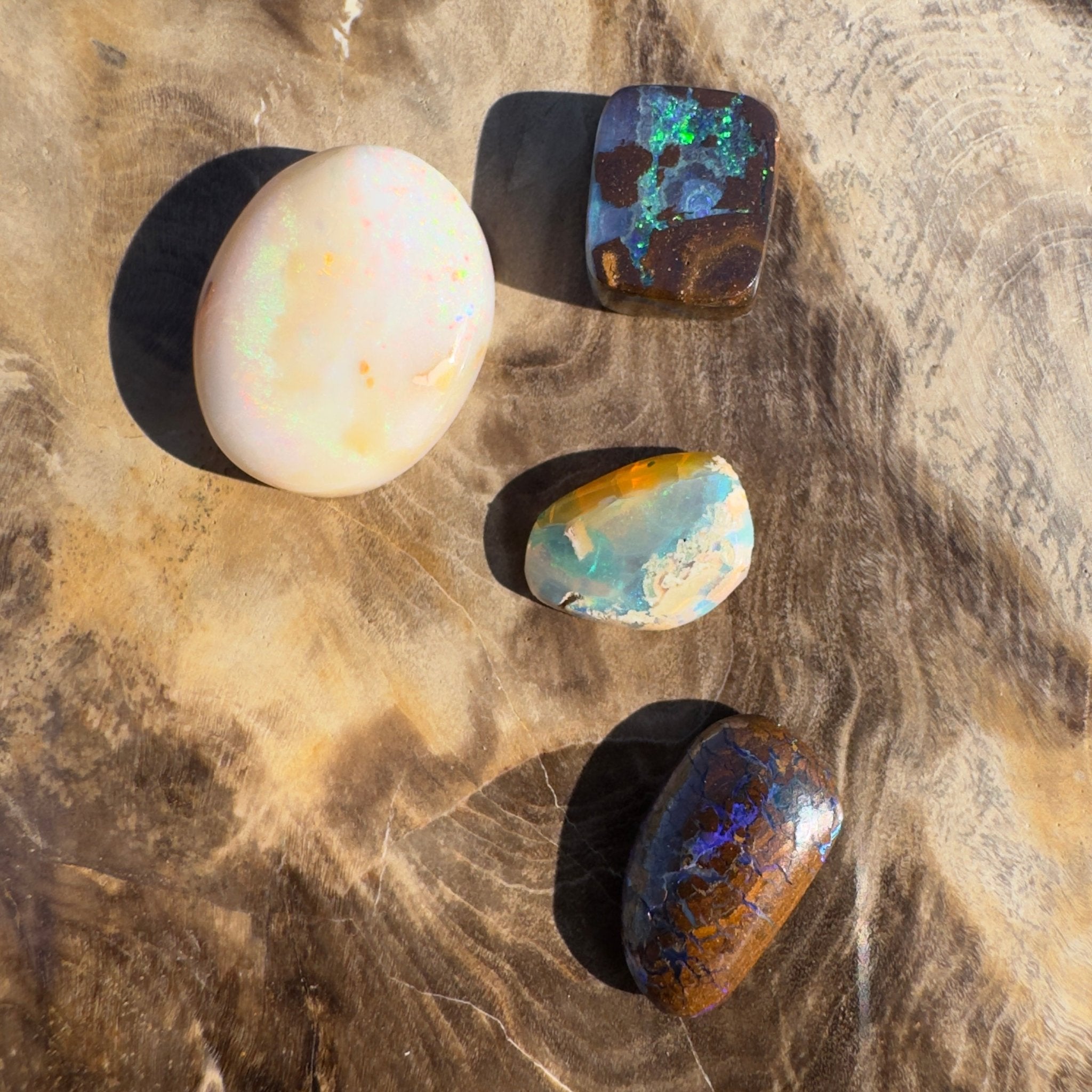 12ct Parcel Queensland Boulder Opal | Solid Australian Opal | Hand-Cut