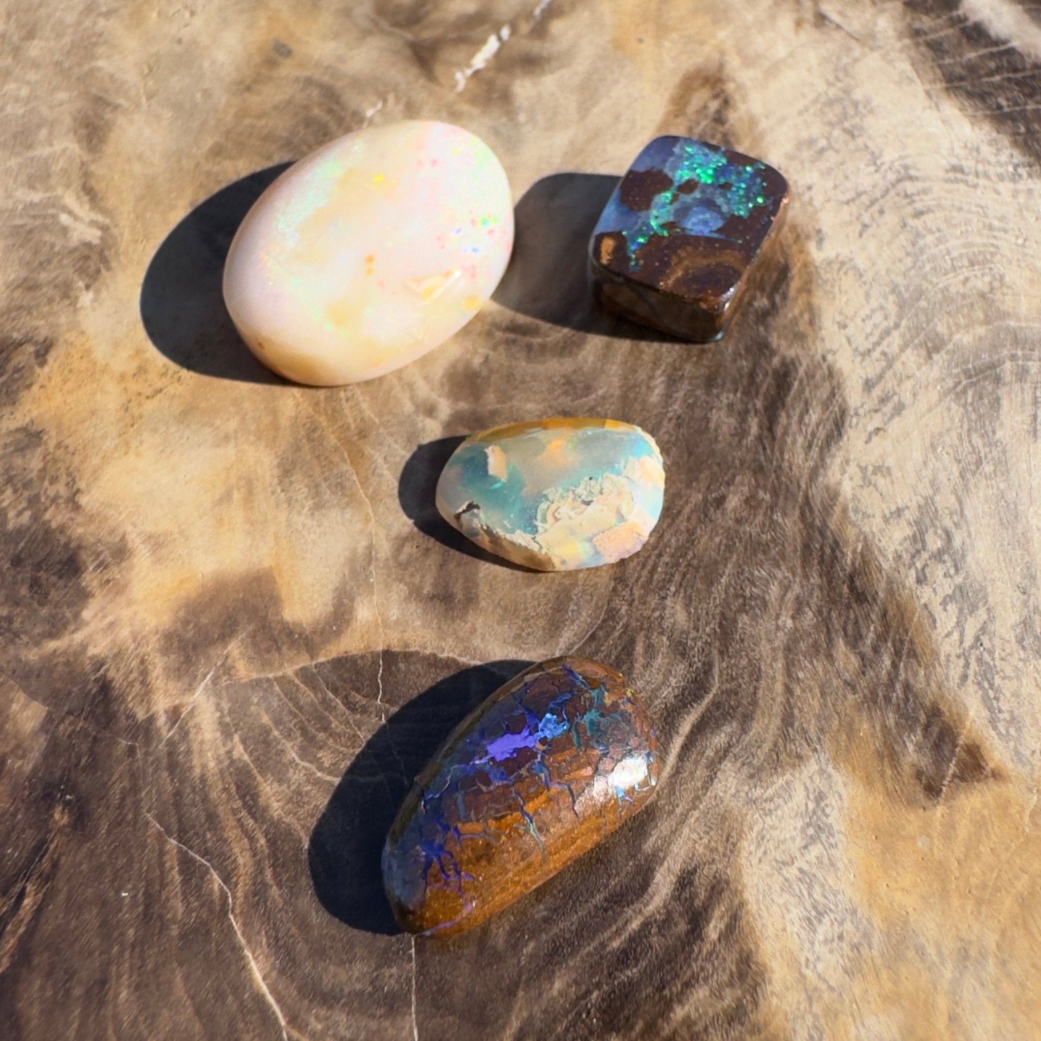 12ct Parcel Queensland Boulder Opal | Solid Australian Opal | Hand-Cut