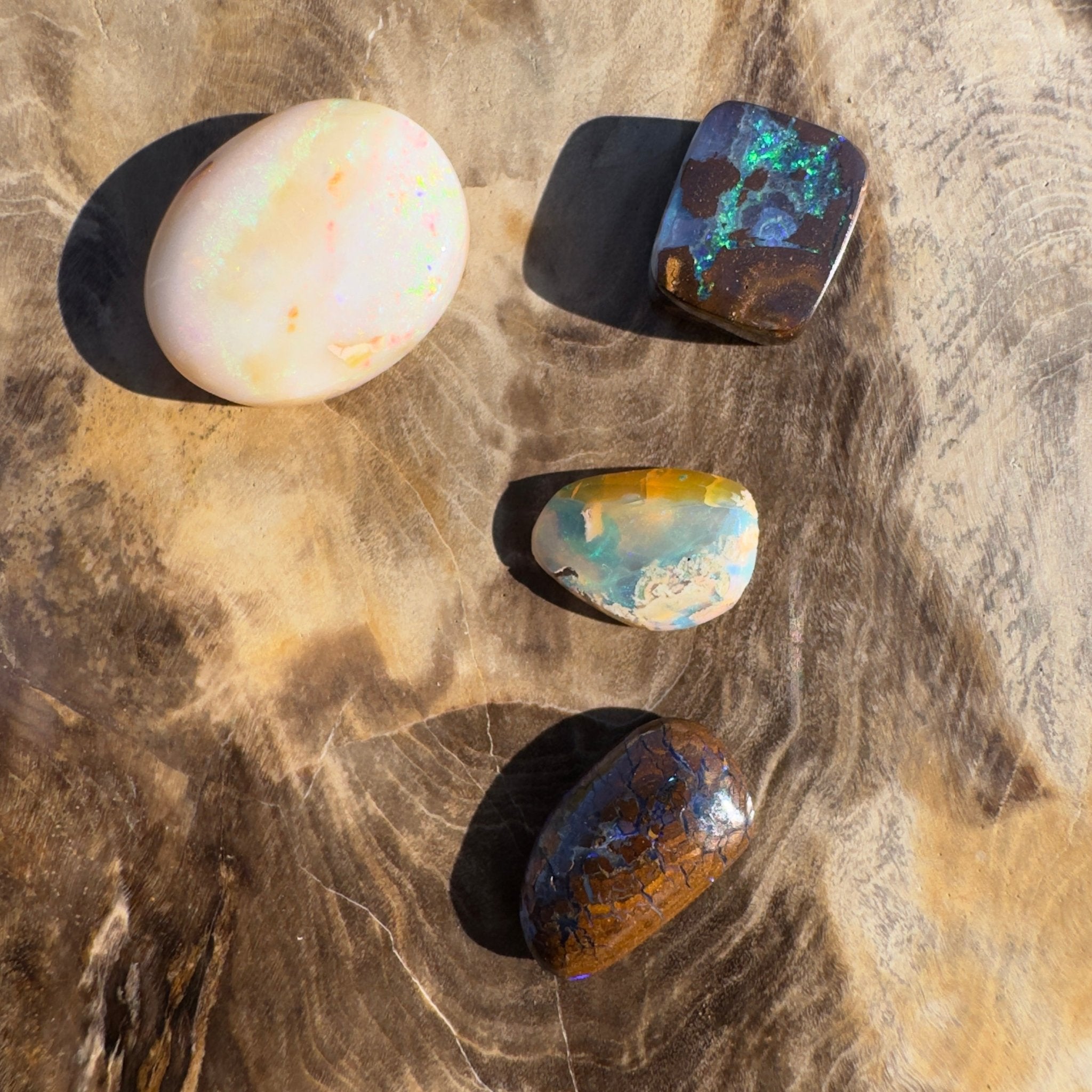 12ct Parcel Queensland Boulder Opal | Solid Australian Opal | Hand-Cut