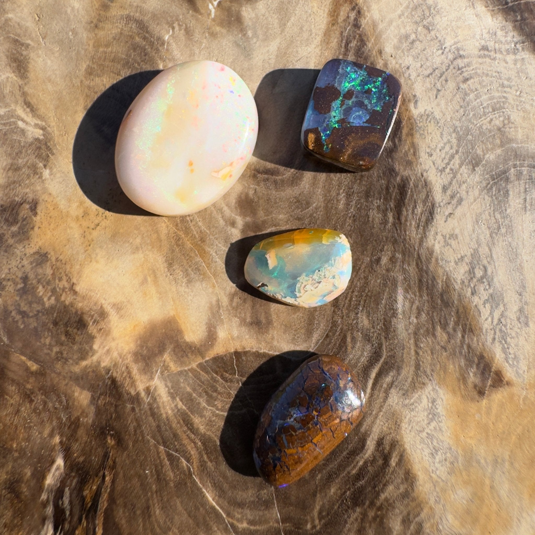 12ct Parcel Queensland Boulder Opal | Solid Australian Opal | Hand-Cut