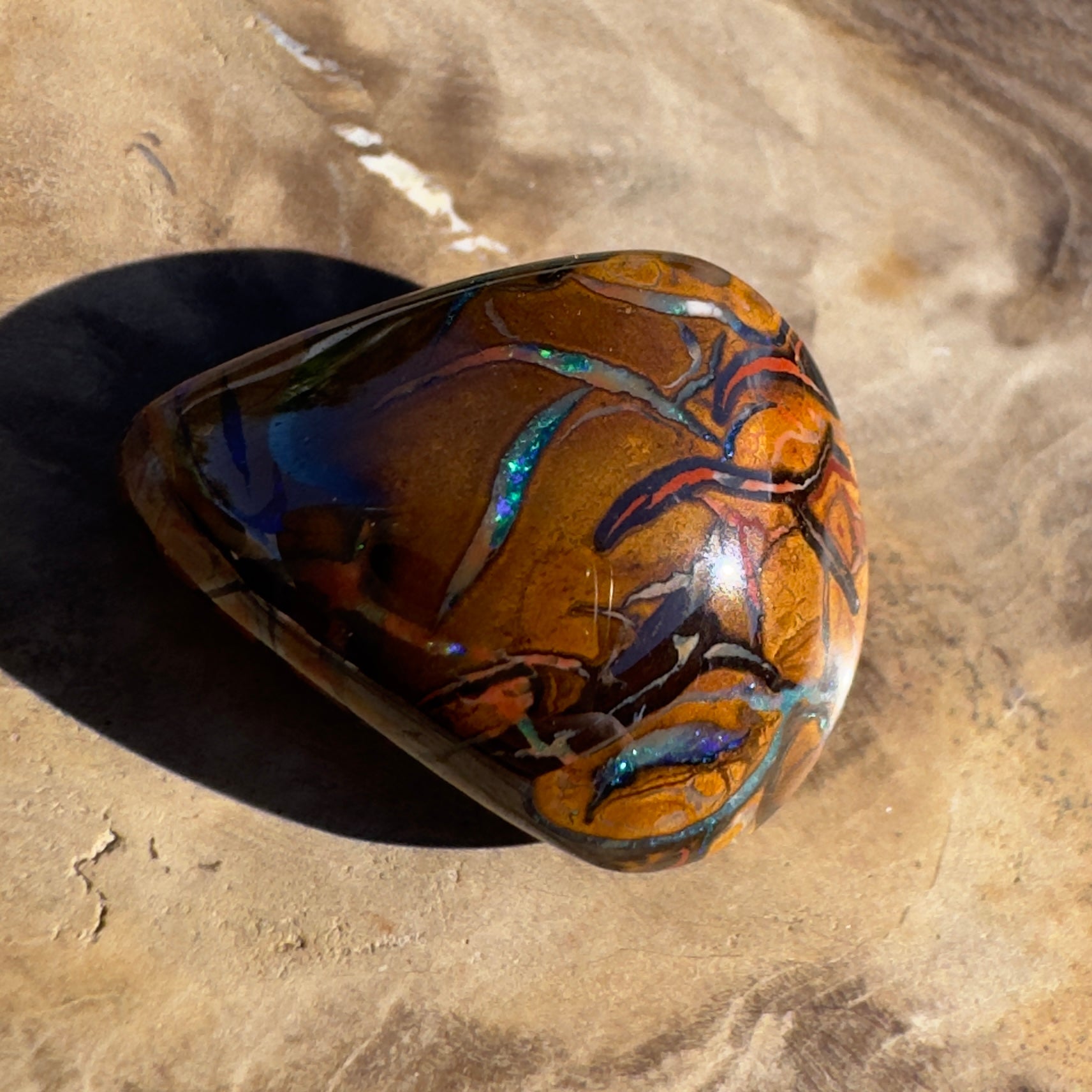 12ct Queensland Boulder Opal | Solid Australian Opal