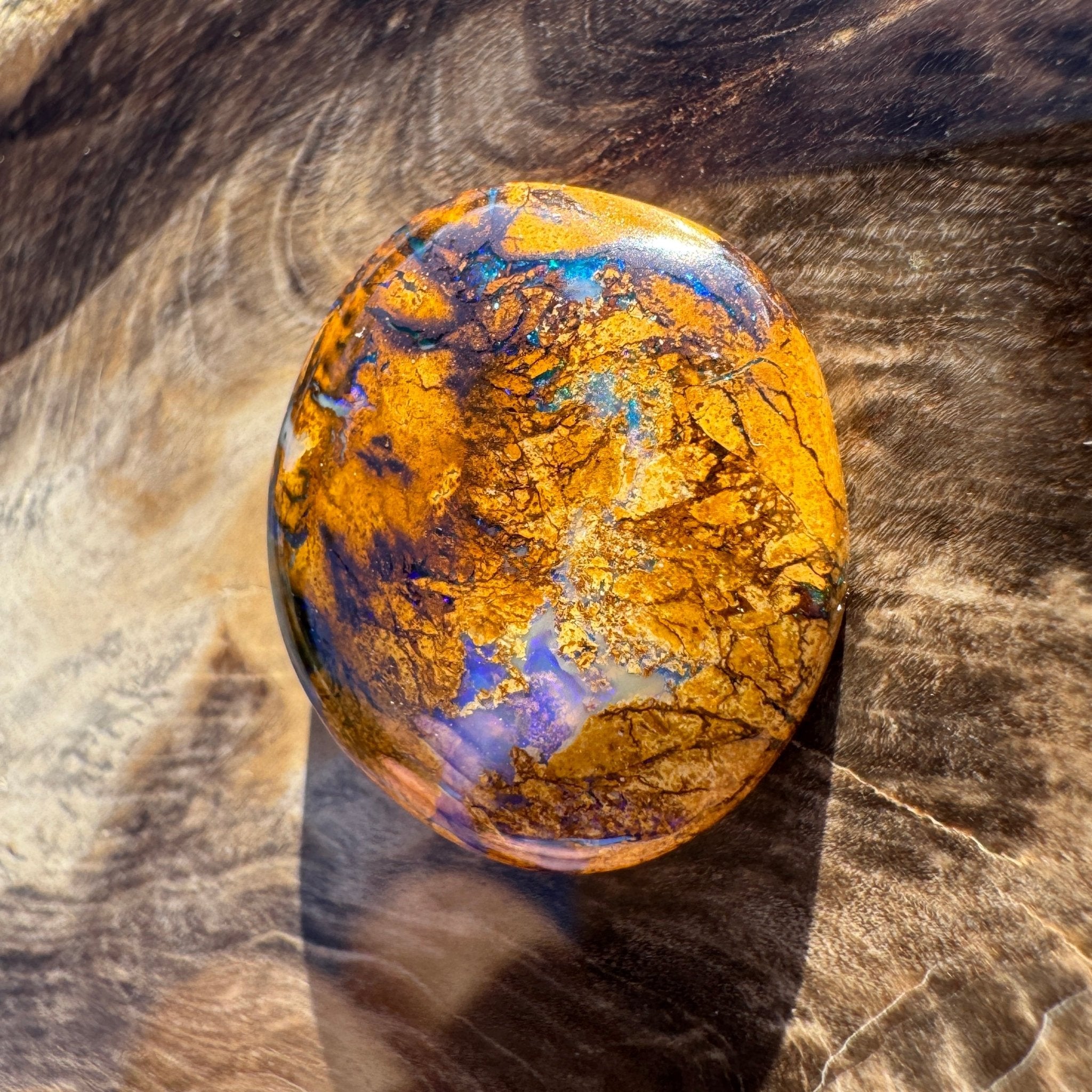 13.9ct Queensland Boulder Opal | Solid Australian Opal | Hand-Cut