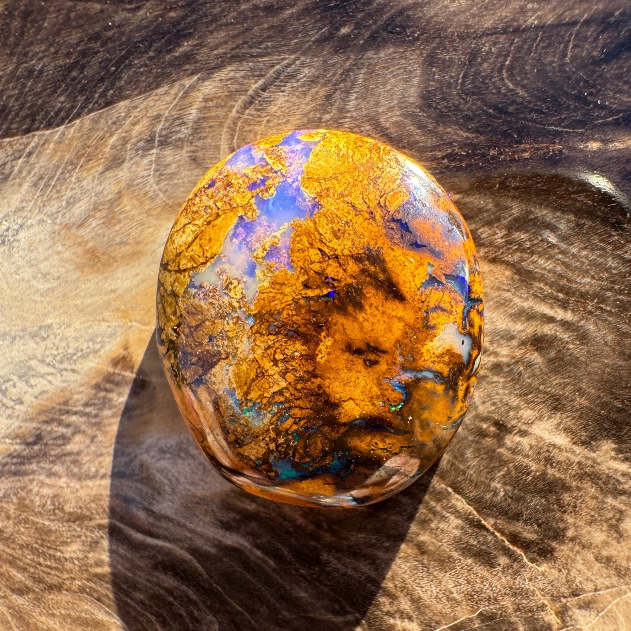 13.9ct Queensland Boulder Opal | Solid Australian Opal | Hand-Cut