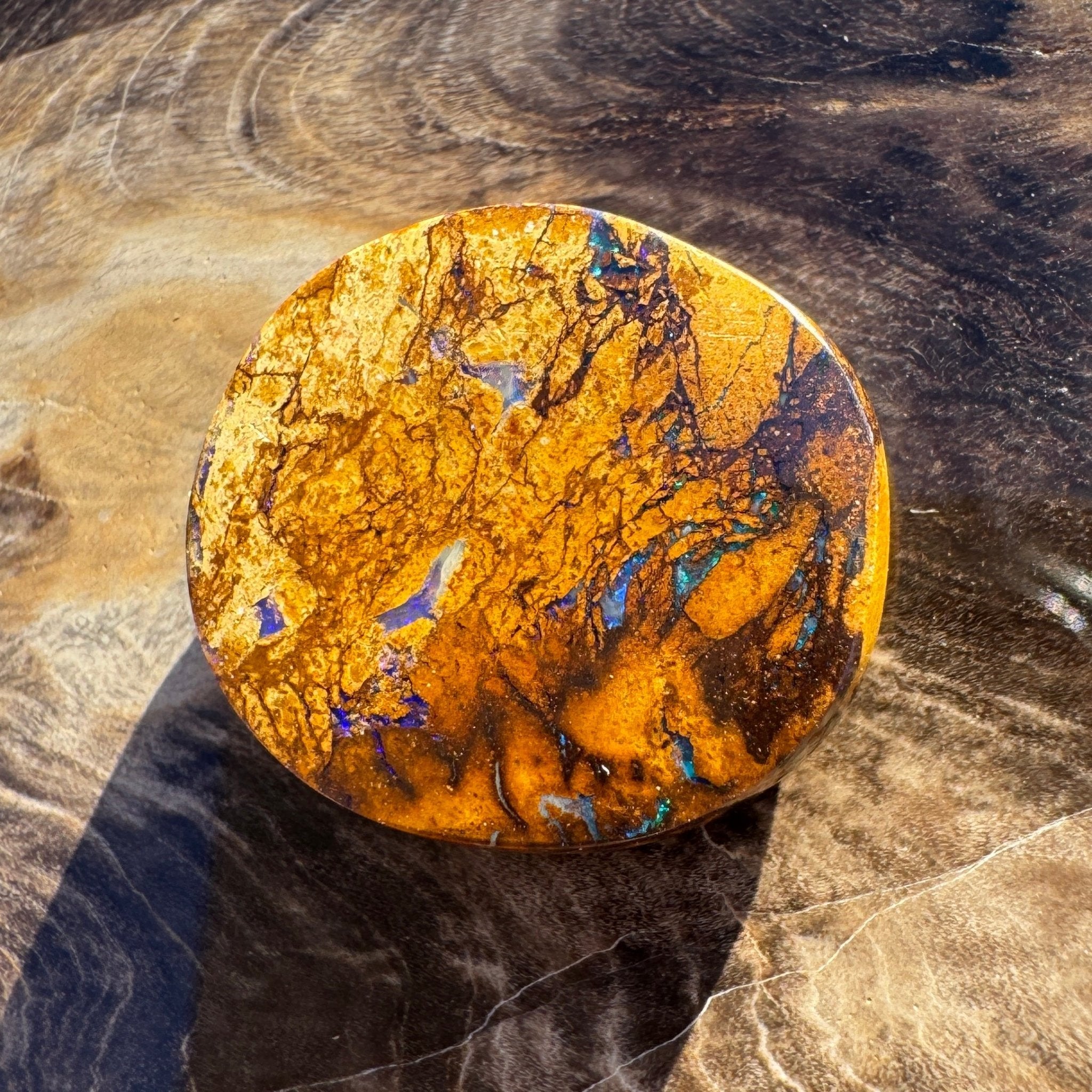 13.9ct Queensland Boulder Opal | Solid Australian Opal | Hand-Cut