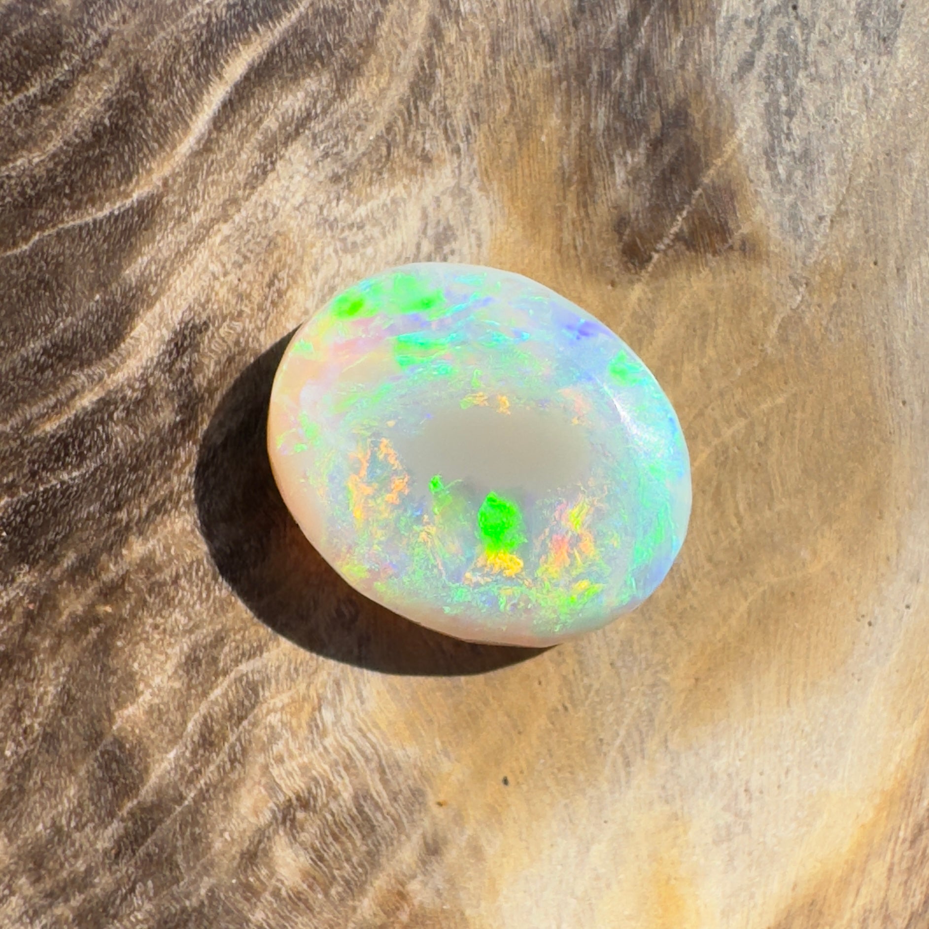 1.3ct Hand - cut Solid Lightning Ridge Opal