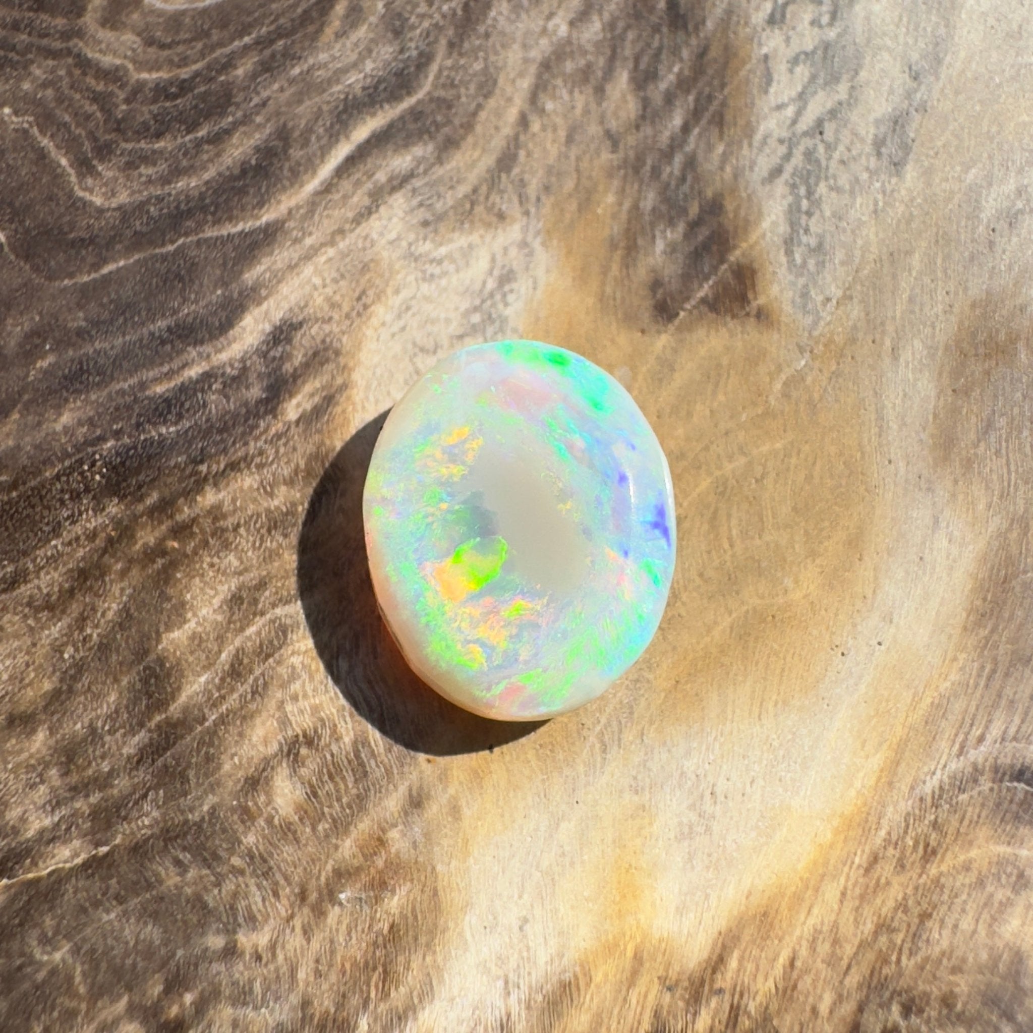 1.3ct Hand - cut Solid Lightning Ridge Opal