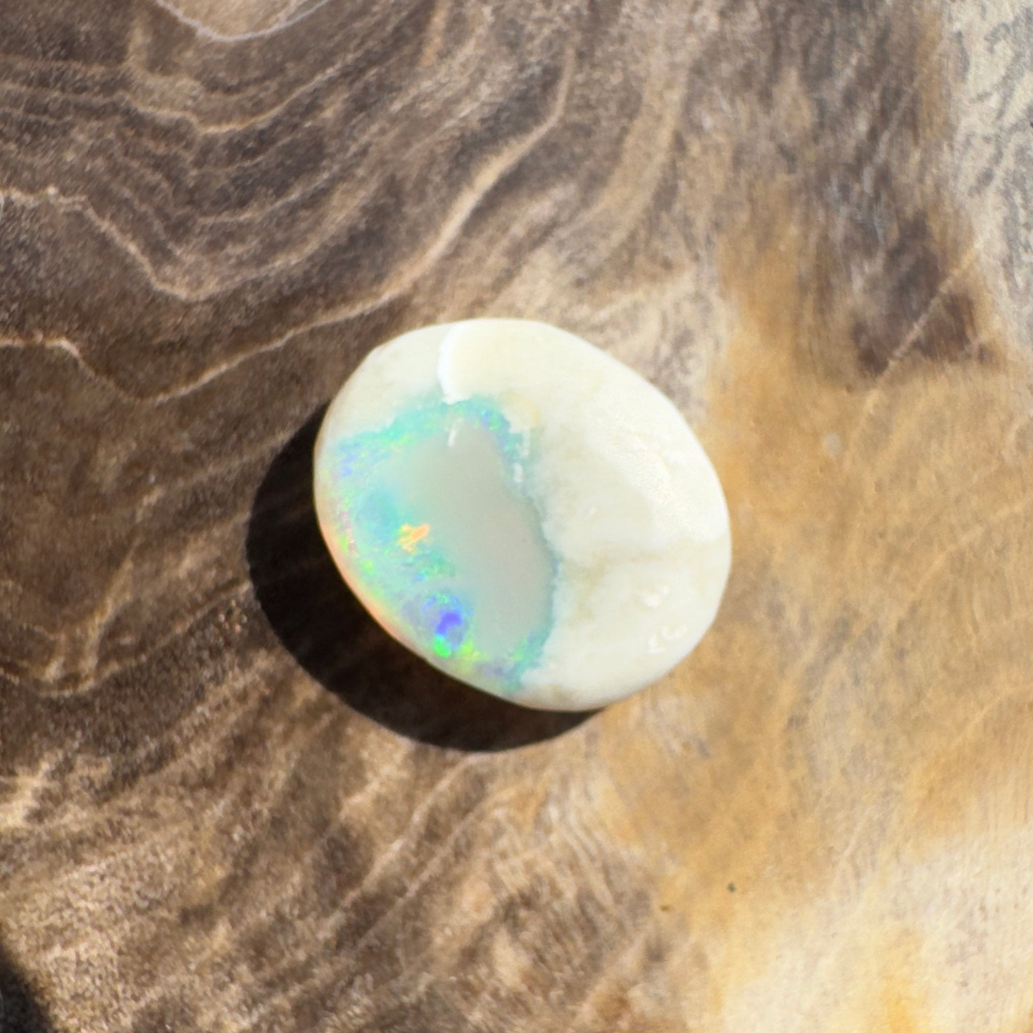 1.3ct Hand - cut Solid Lightning Ridge Opal