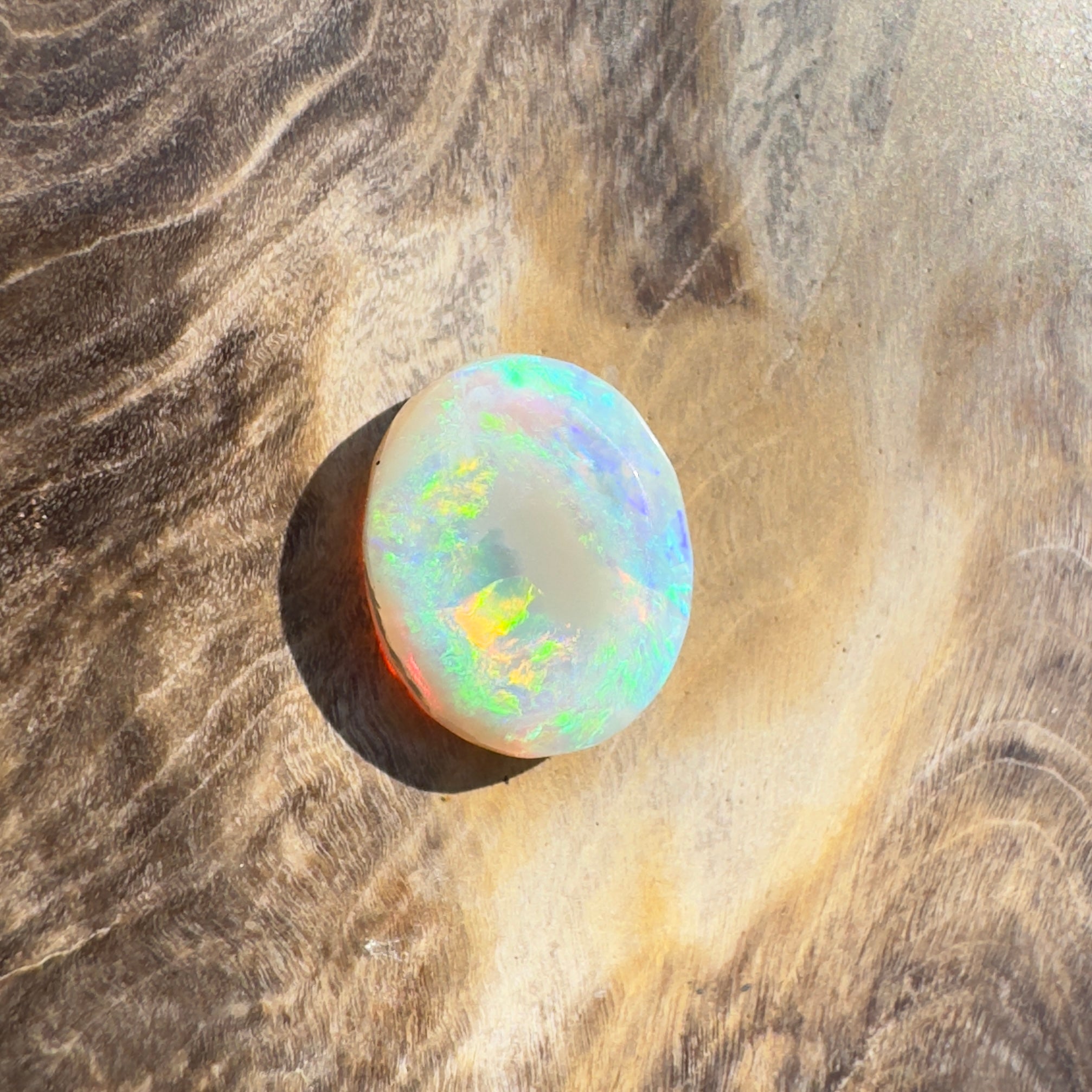 1.3ct Hand - cut Solid Lightning Ridge Opal