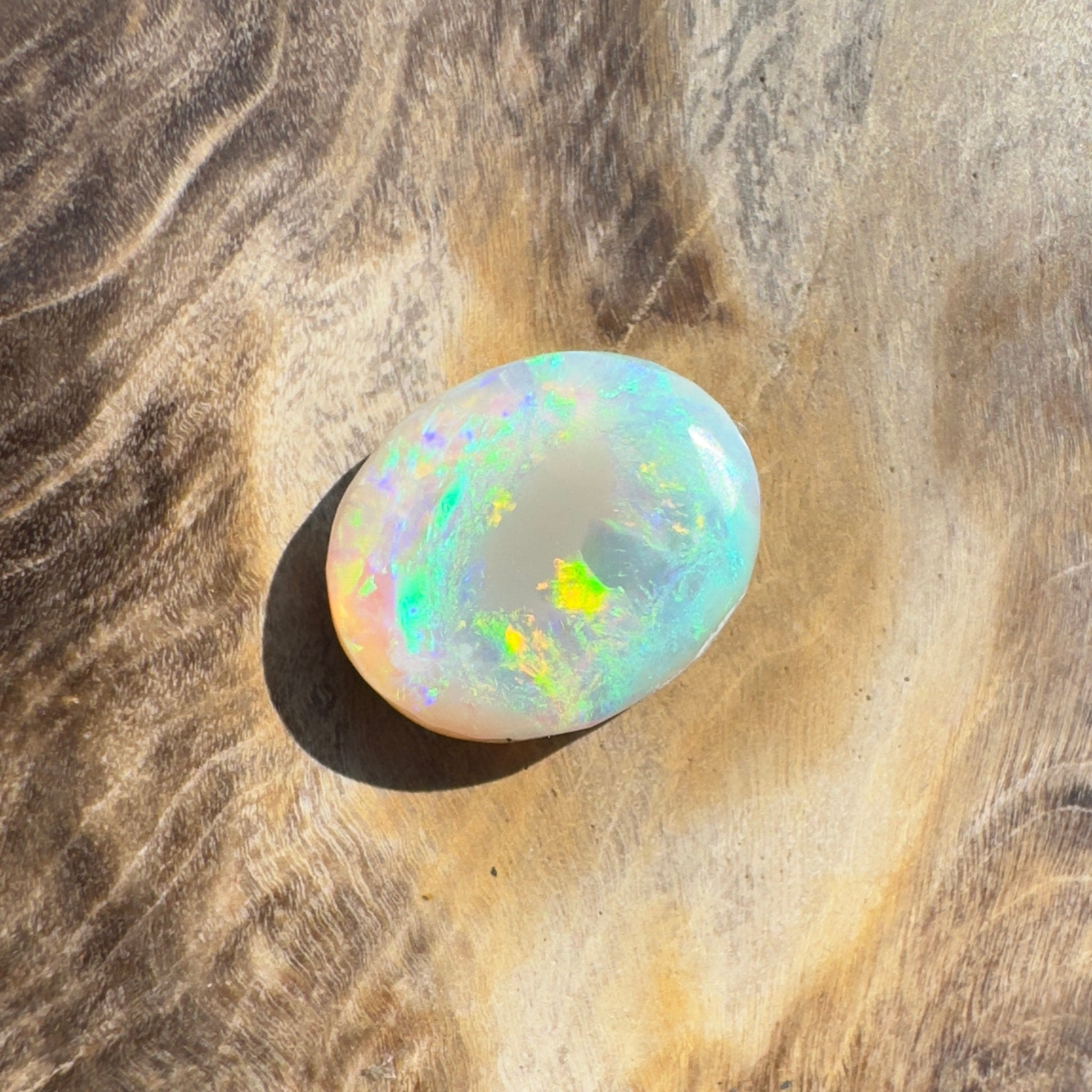 1.3ct Hand - cut Solid Lightning Ridge Opal