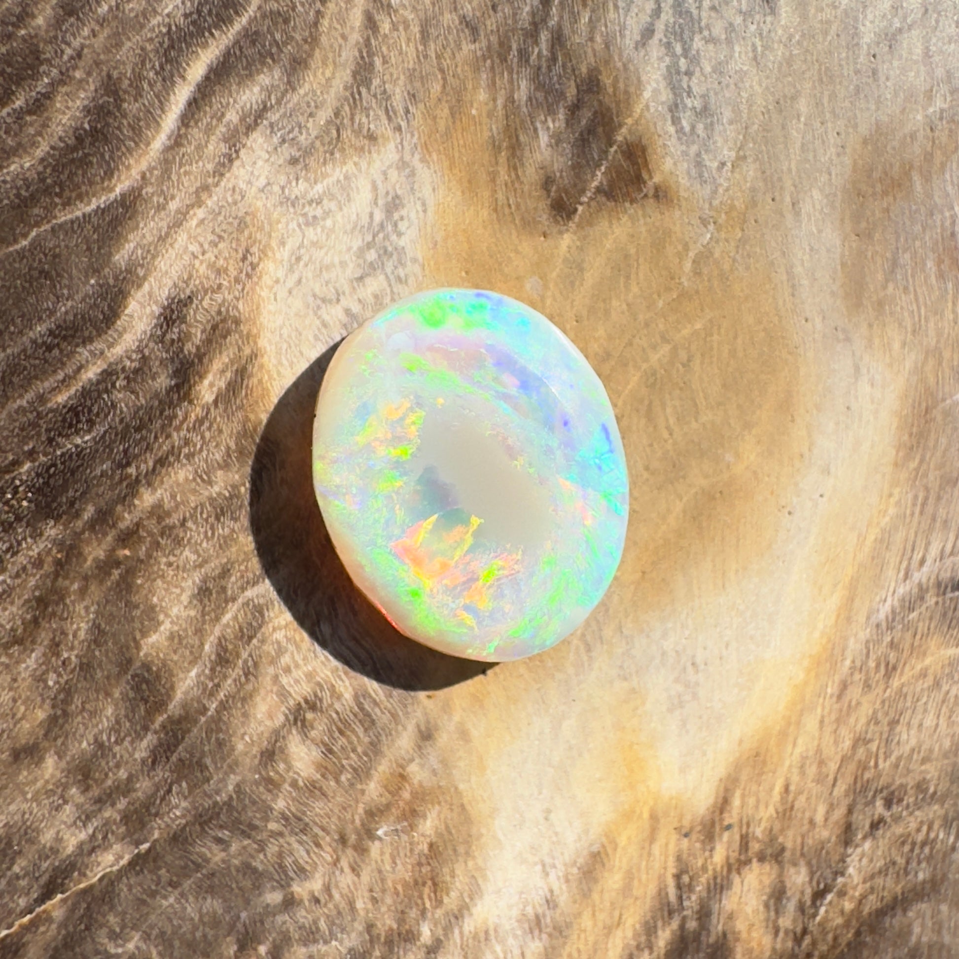 1.3ct Hand - cut Solid Lightning Ridge Opal