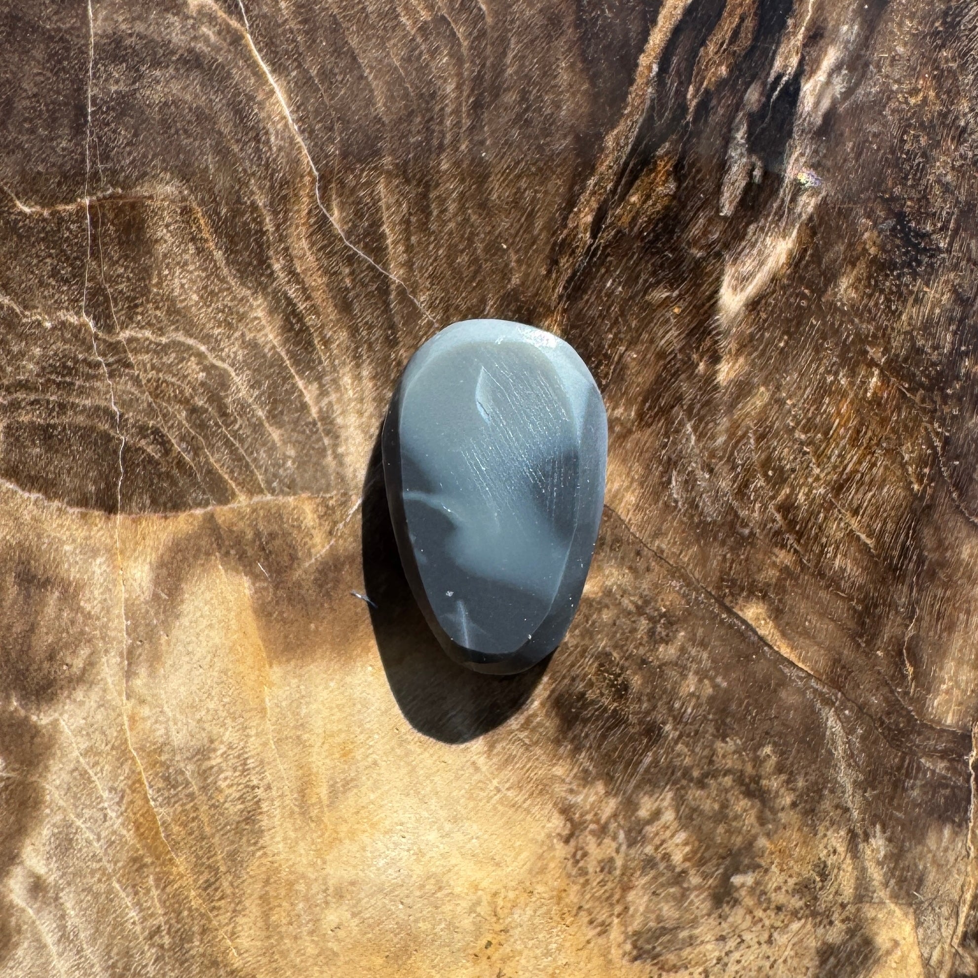 1.3ct Hand - cut Solid Lightning Ridge Semi Black Opal