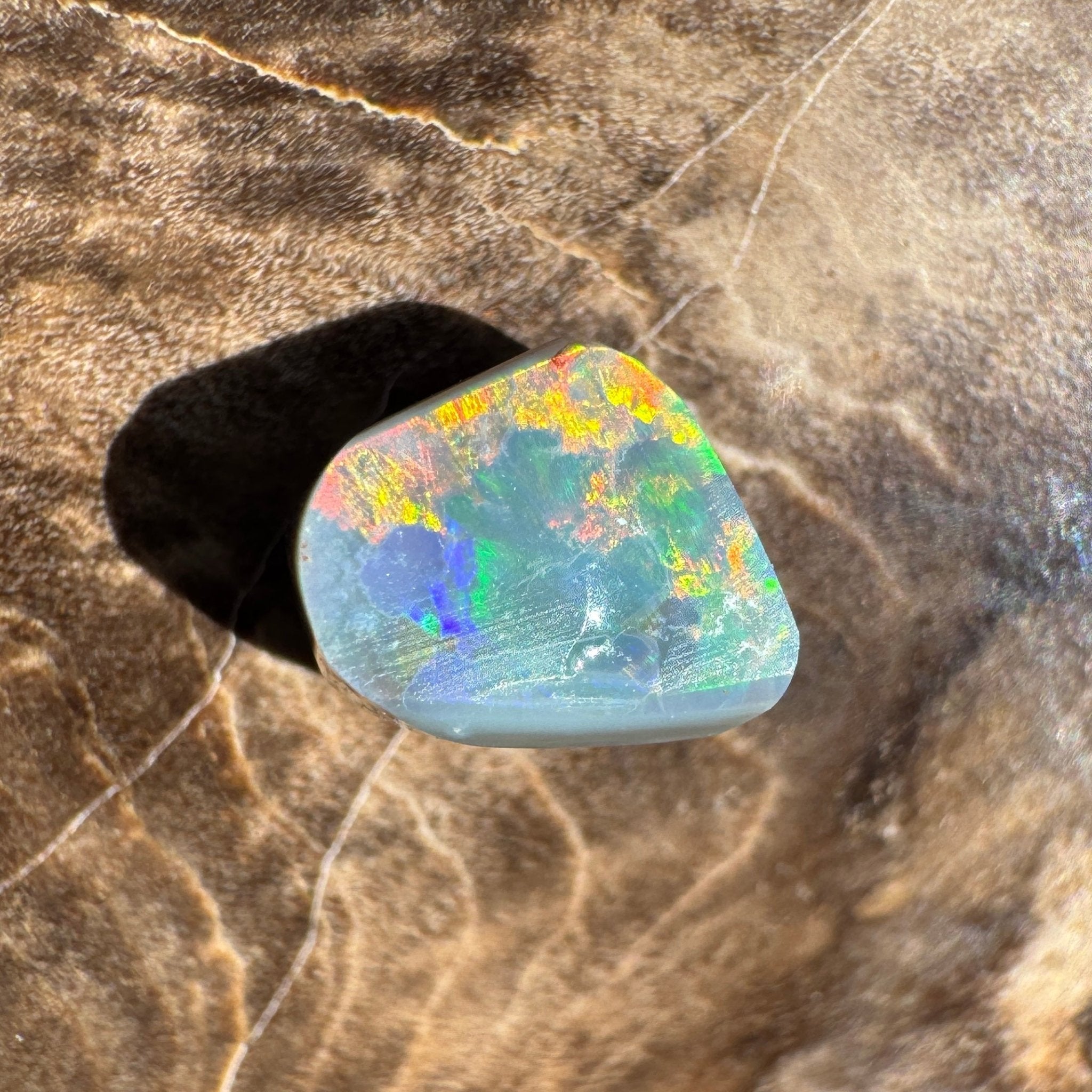 1.3ct Lightning Ridge Freeform Opal | Solid Australian Opal | Hand-Cut