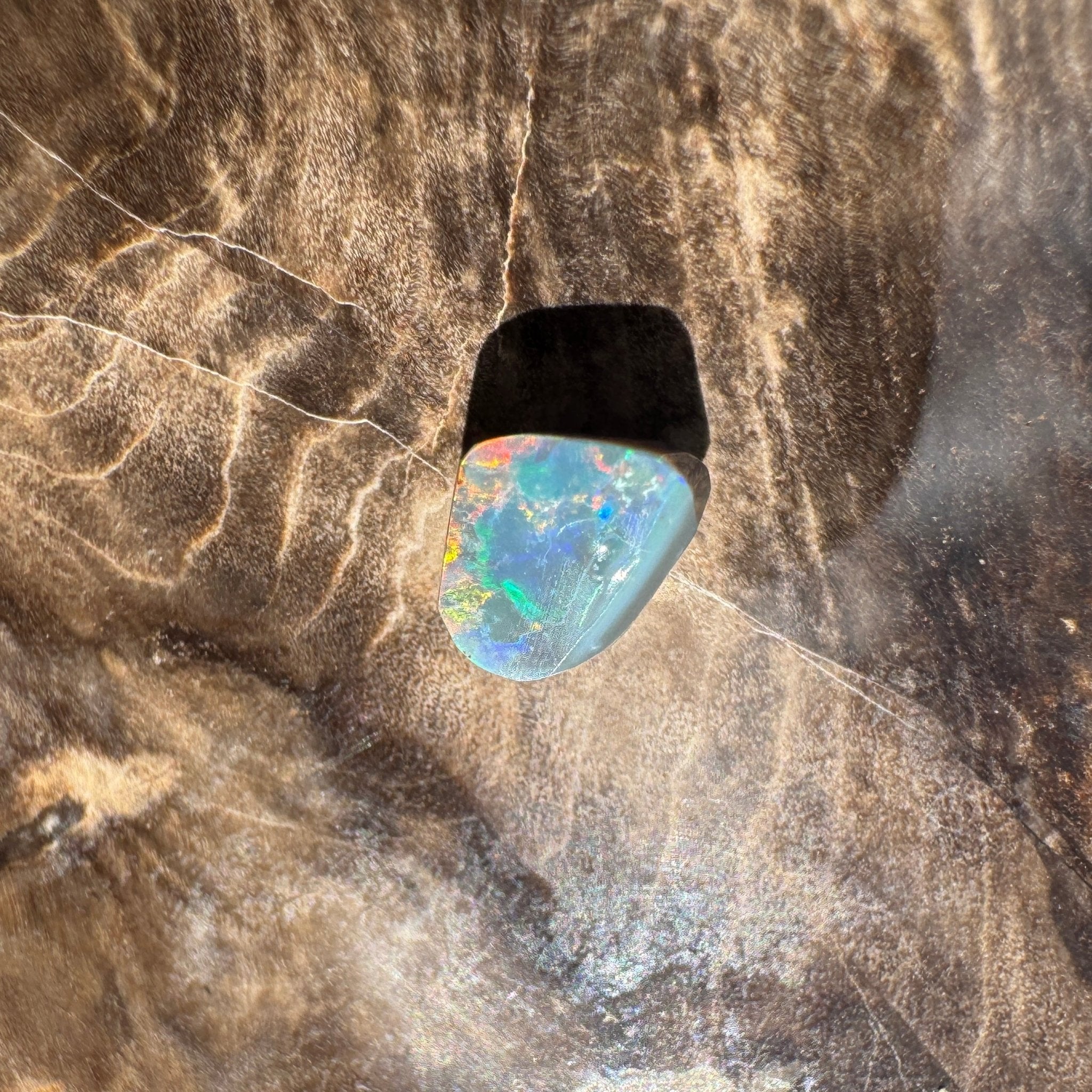 1.3ct Lightning Ridge Freeform Opal | Solid Australian Opal | Hand-Cut