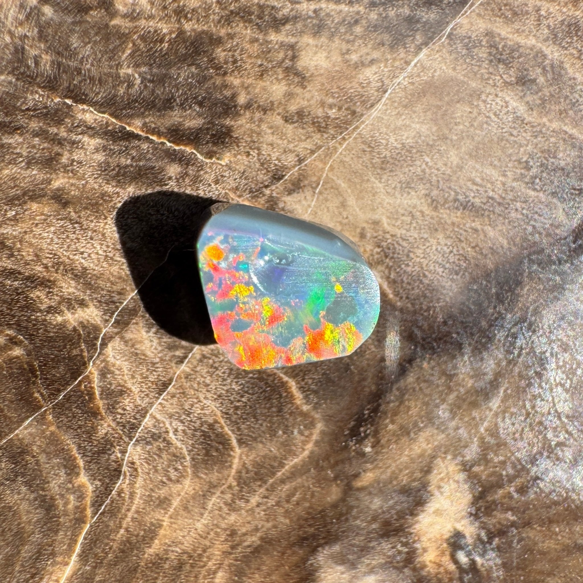 1.3ct Lightning Ridge Freeform Opal | Solid Australian Opal | Hand-Cut
