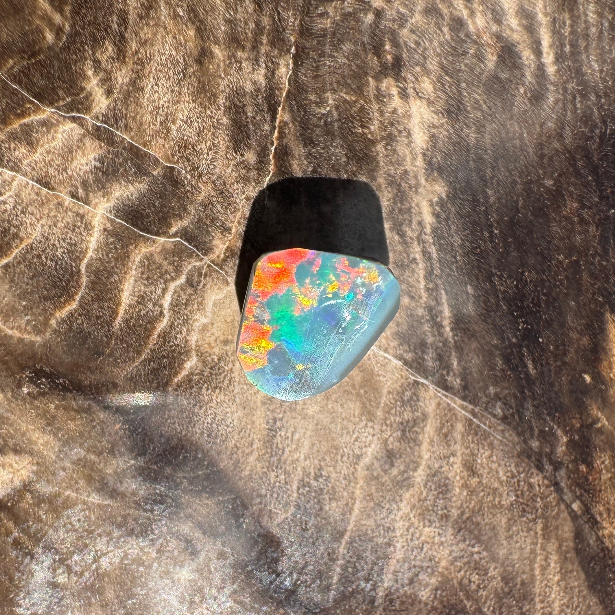 1.3ct Lightning Ridge Freeform Opal | Solid Australian Opal | Hand-Cut